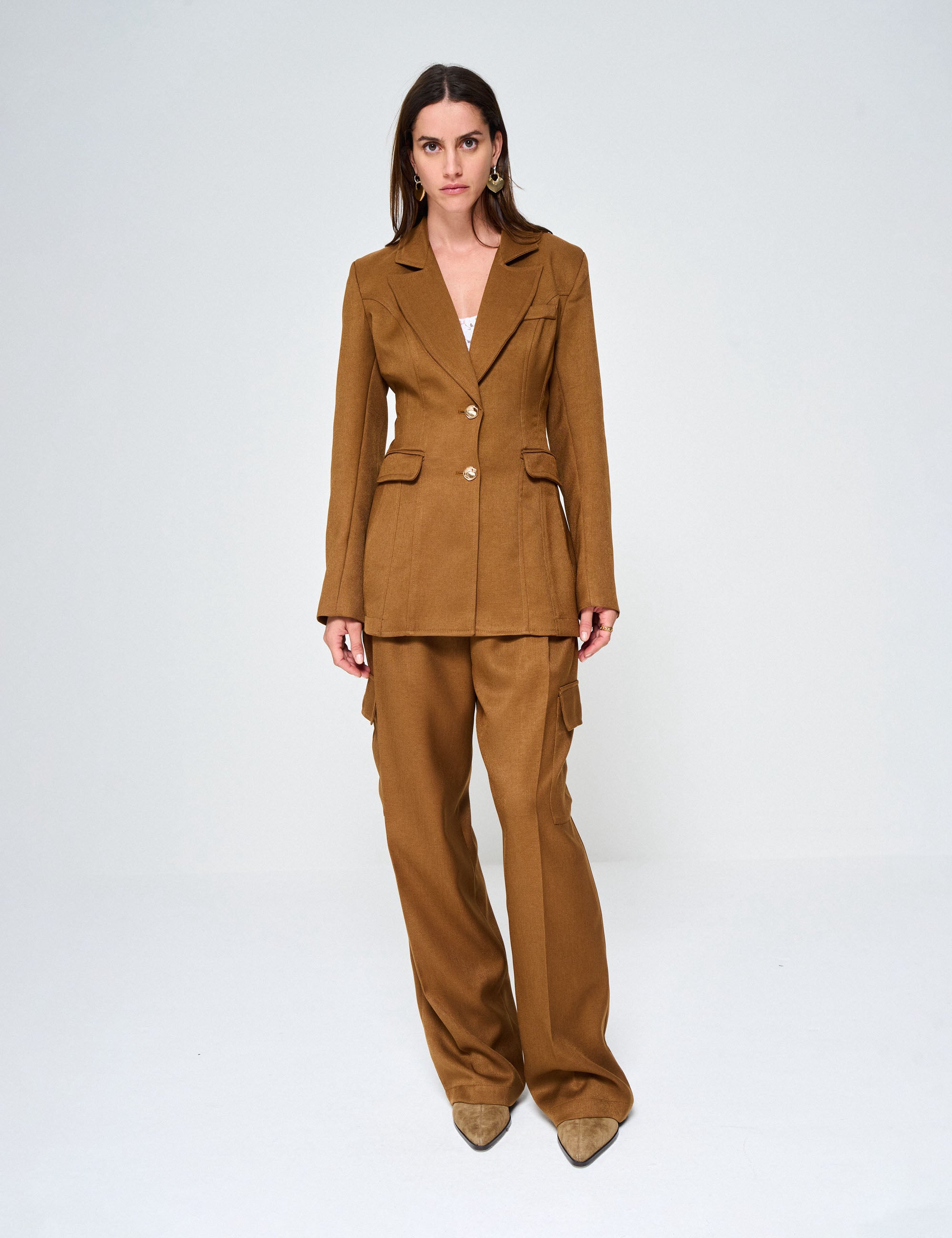 Calça Harlem Cargo Mocha