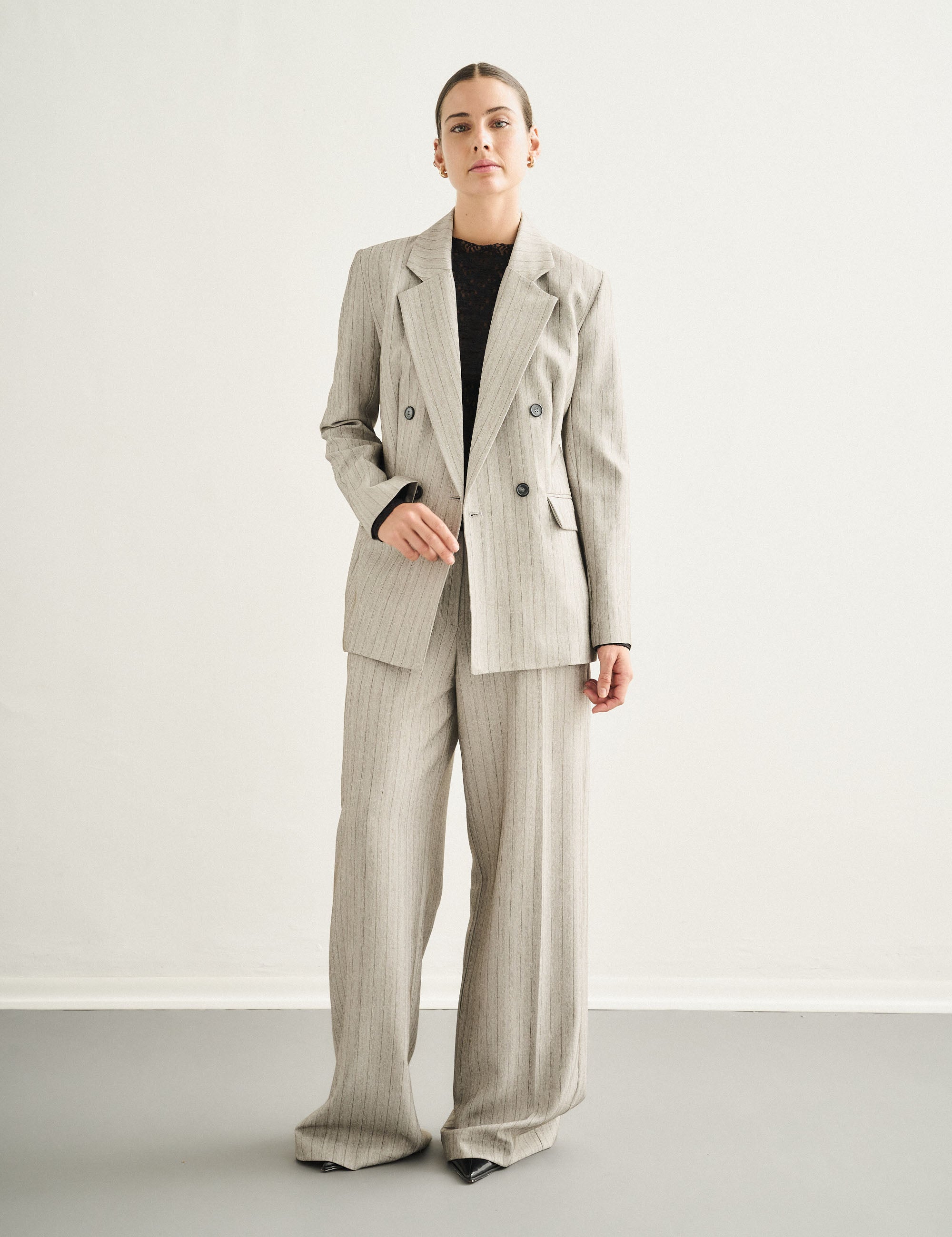 Calça Helena Alfaiataria Cinza