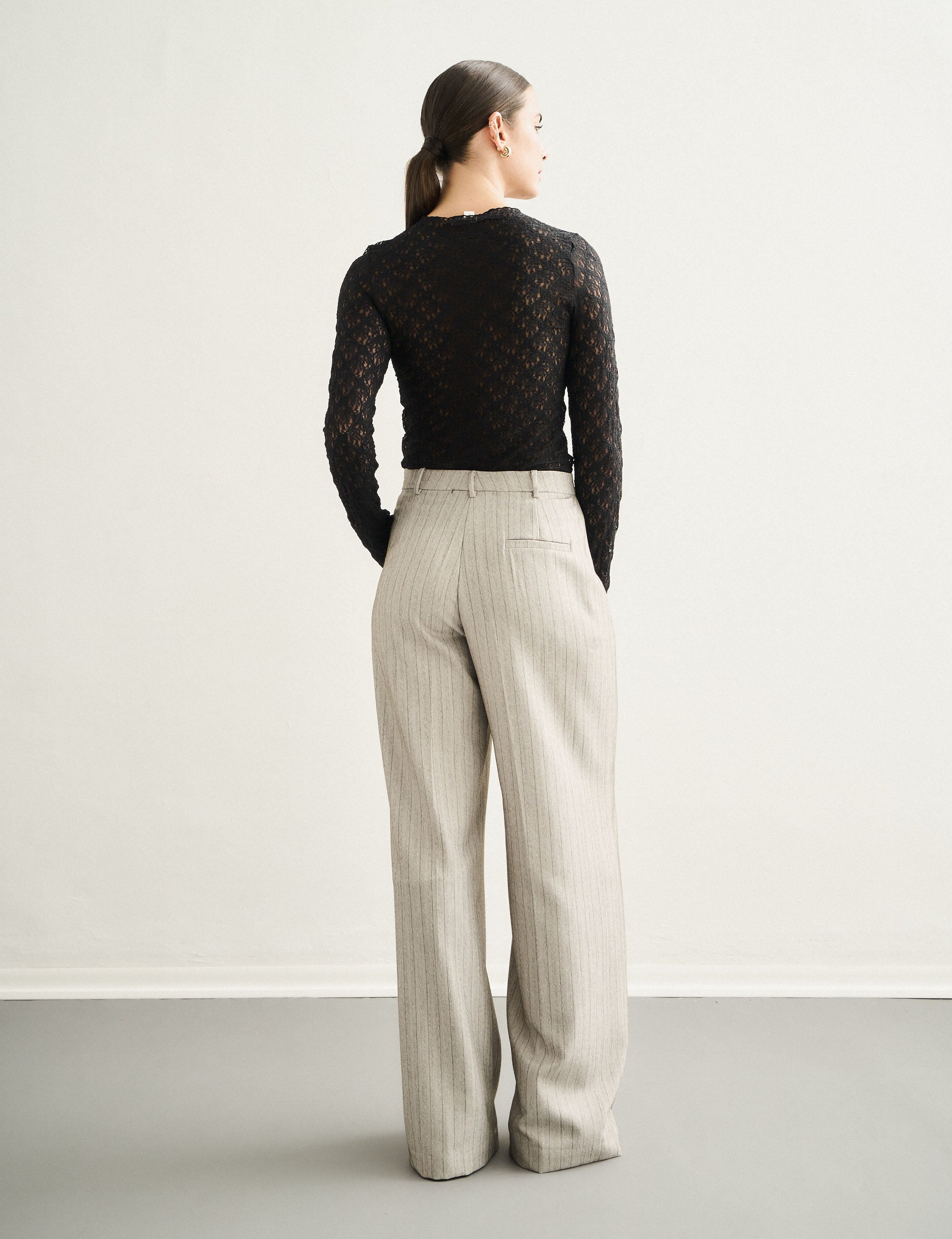 Calça Helena Alfaiataria Cinza
