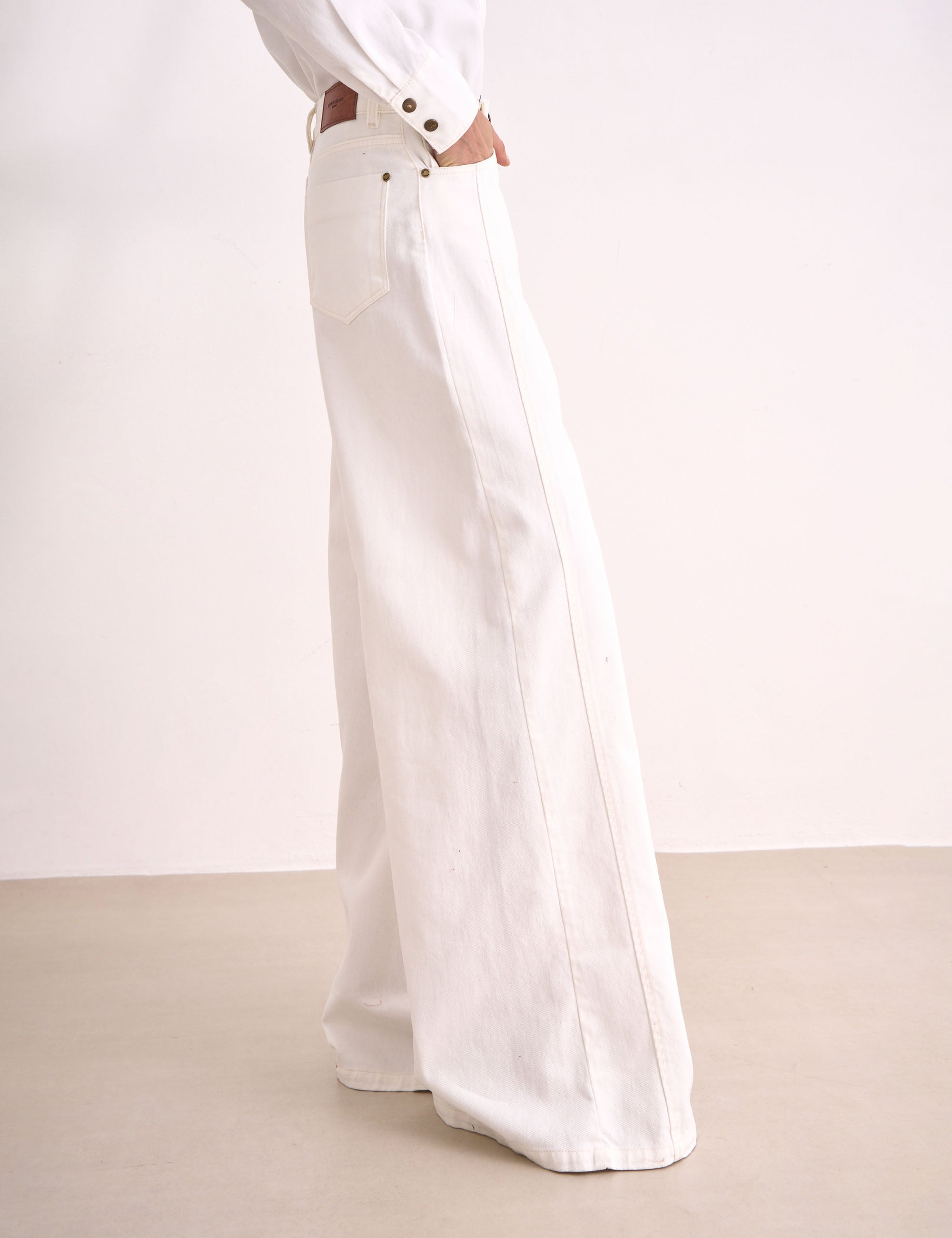 Calça Lia Sarja Off White
