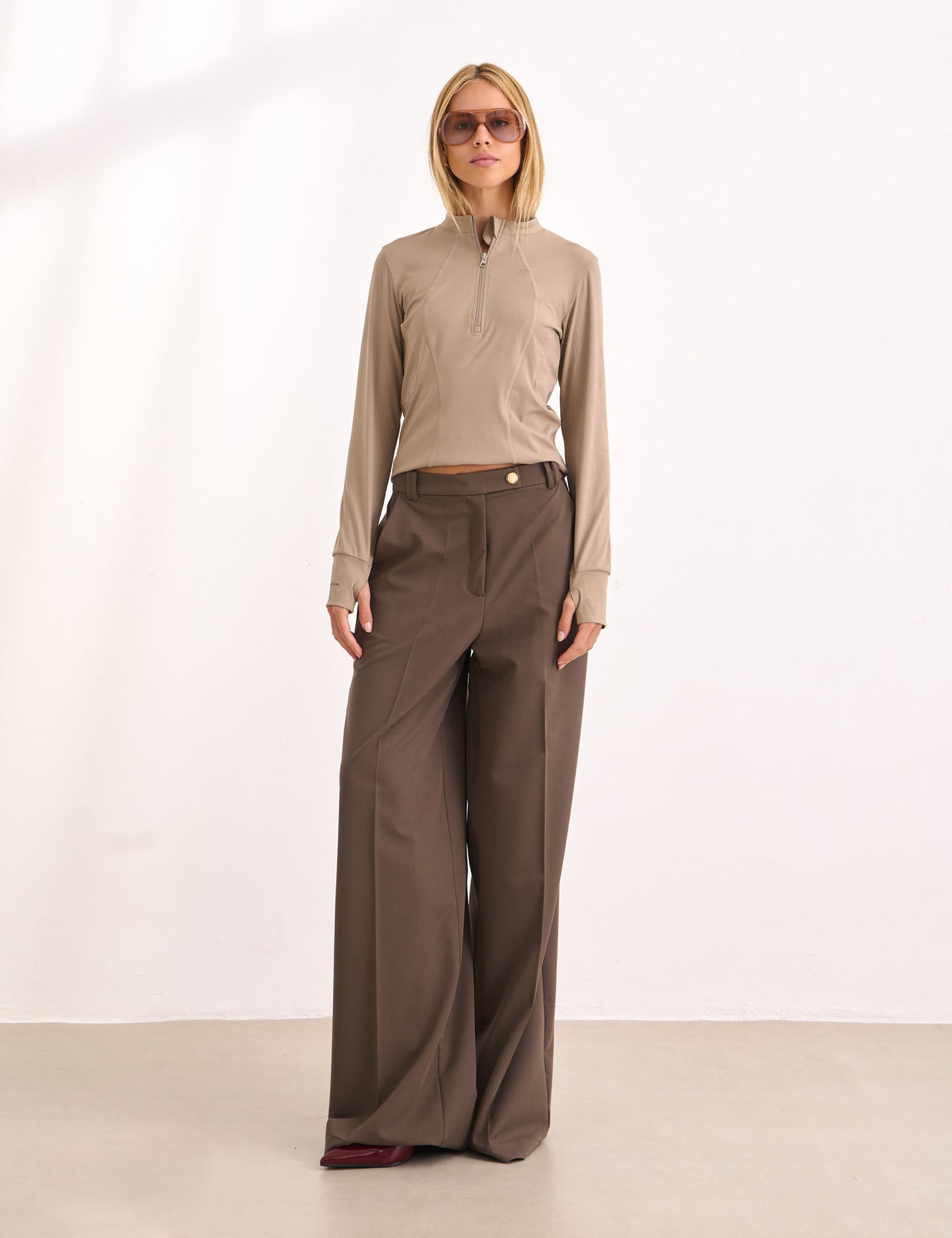 Calça Liege Alfaiataria Marrom