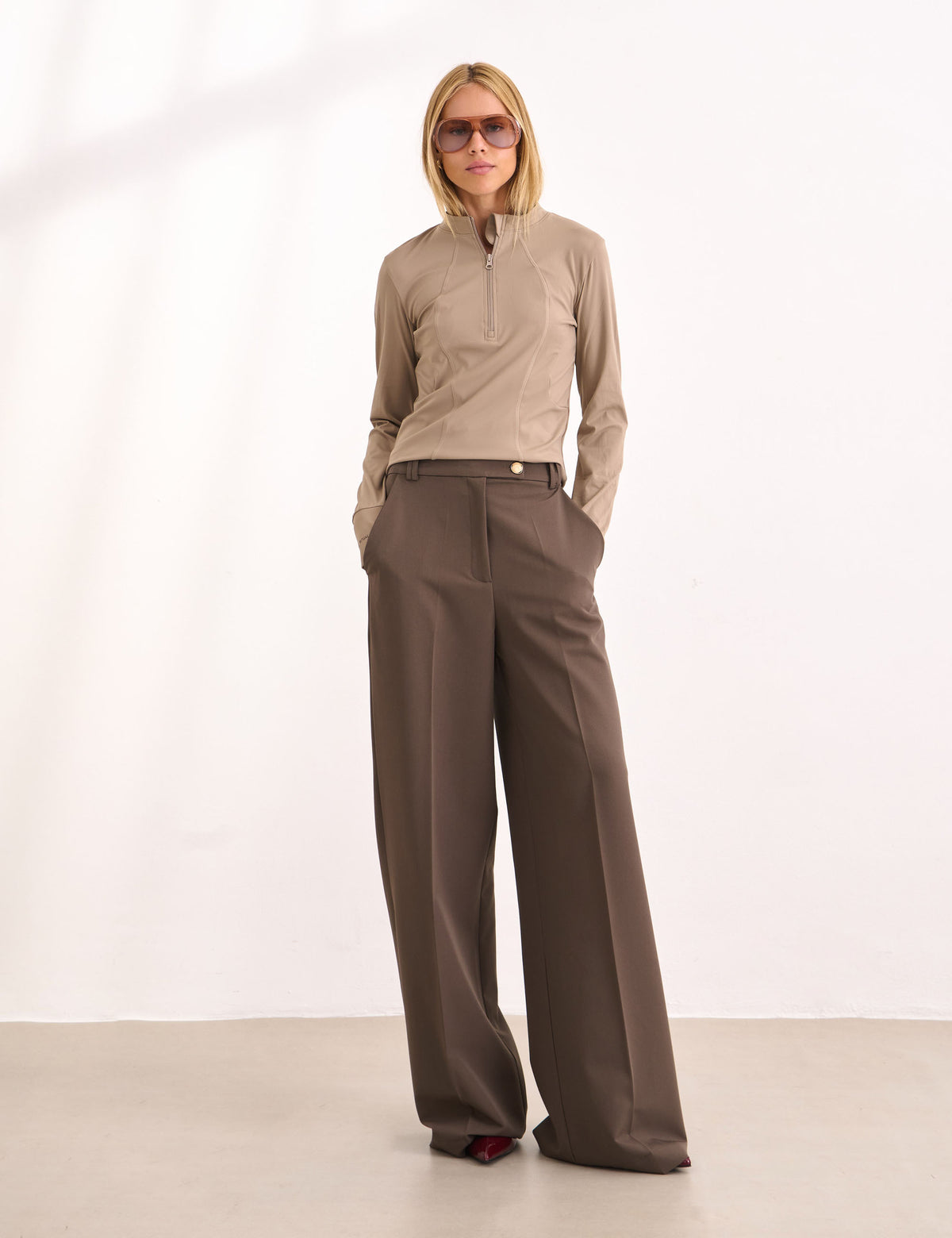 Calça Liege Alfaiataria Marrom