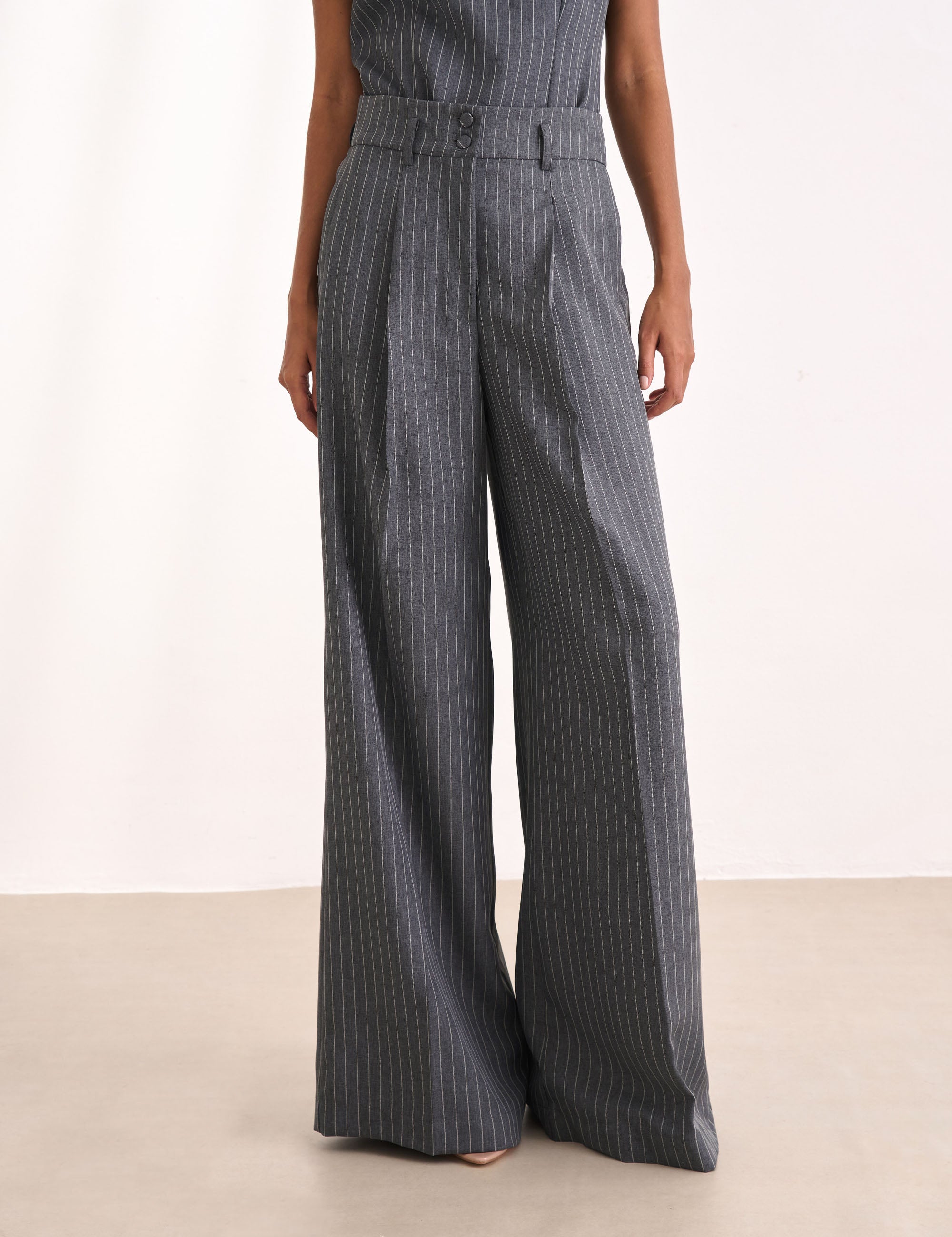 Calça Magriet Alfaiataria Chumbo