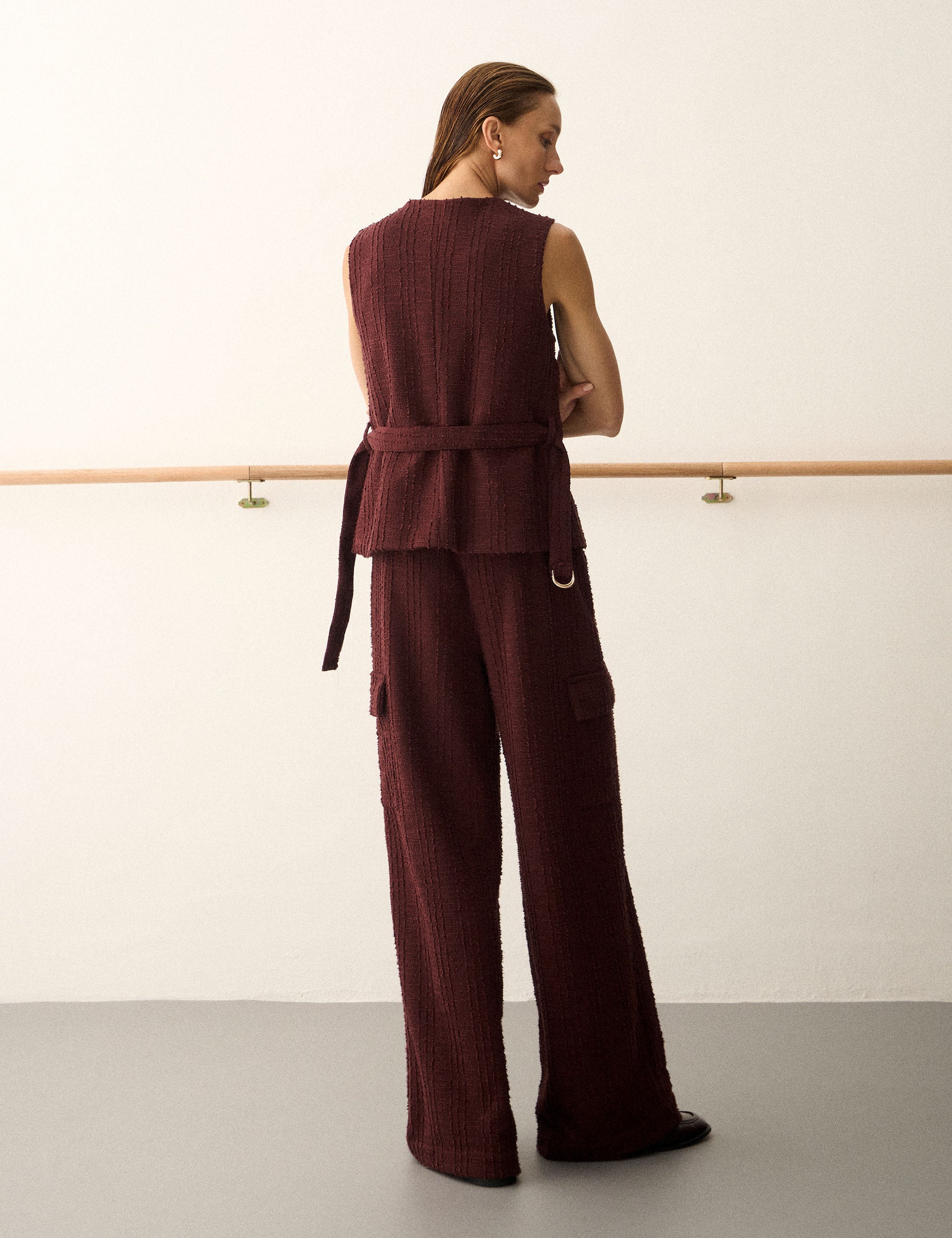 Calça Margot Bouclé Beringela