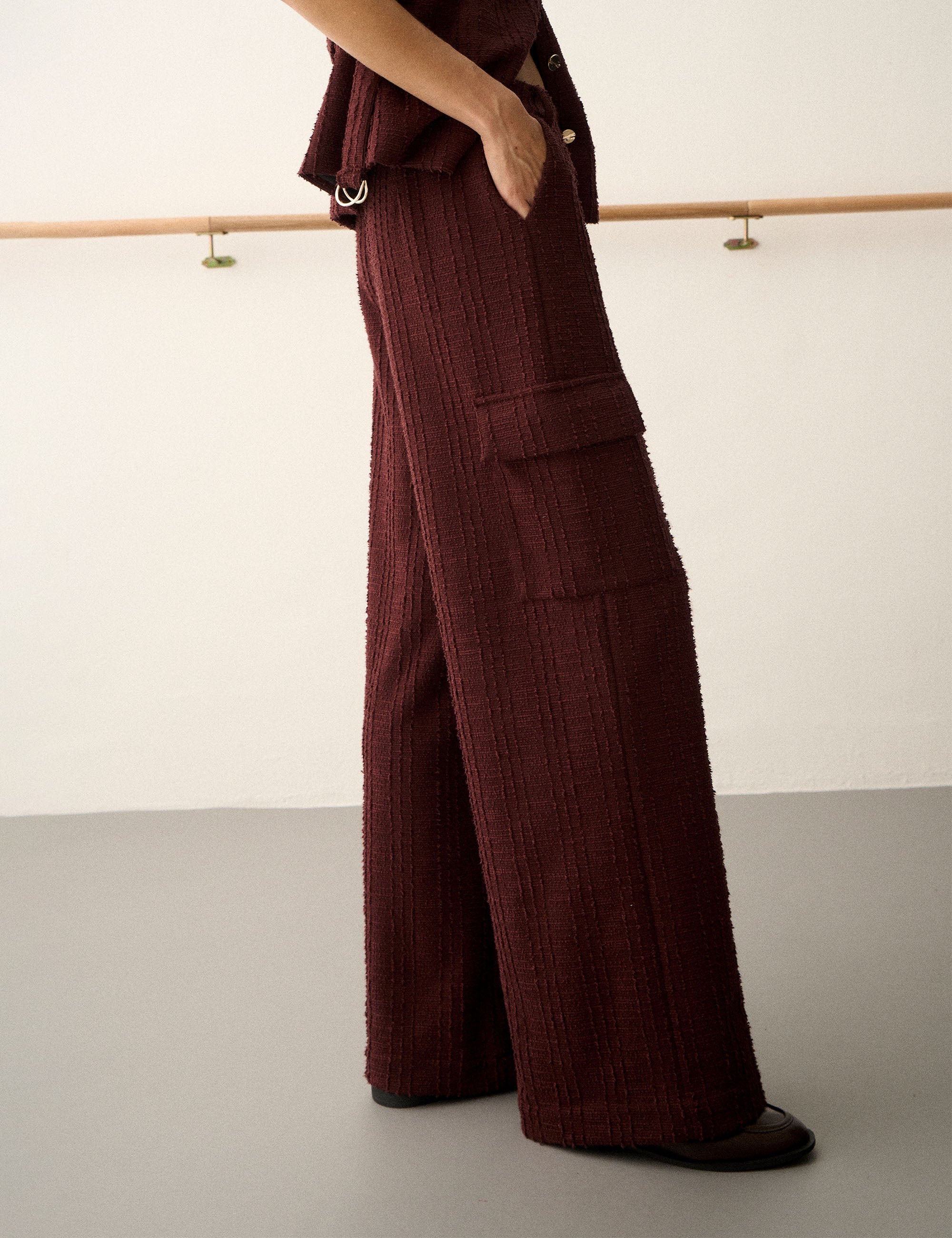 Calça Margot Bouclé Beringela