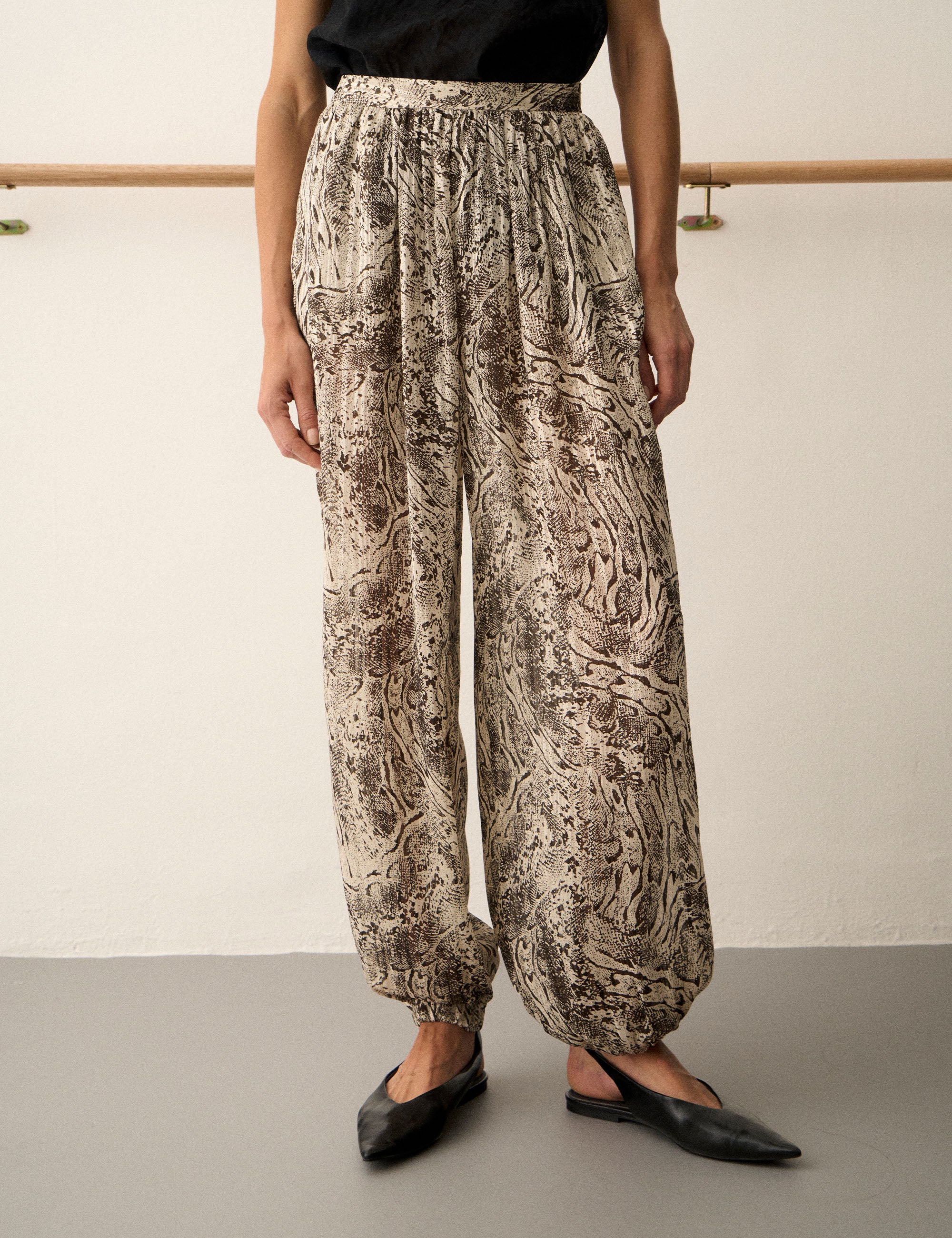 Calça Marie Chiffon Off White