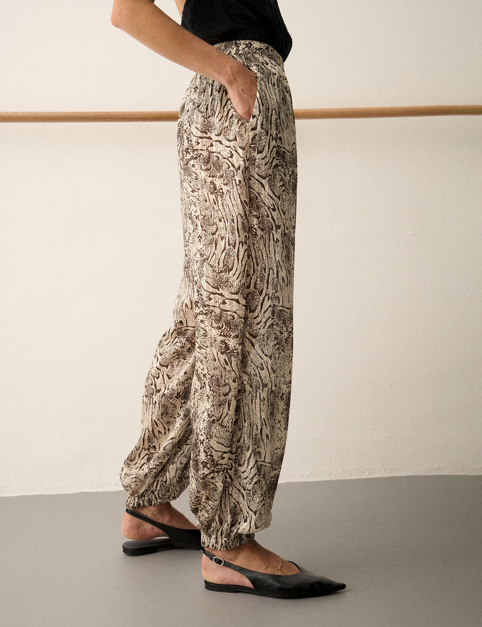 Calça Marie Chiffon Off White