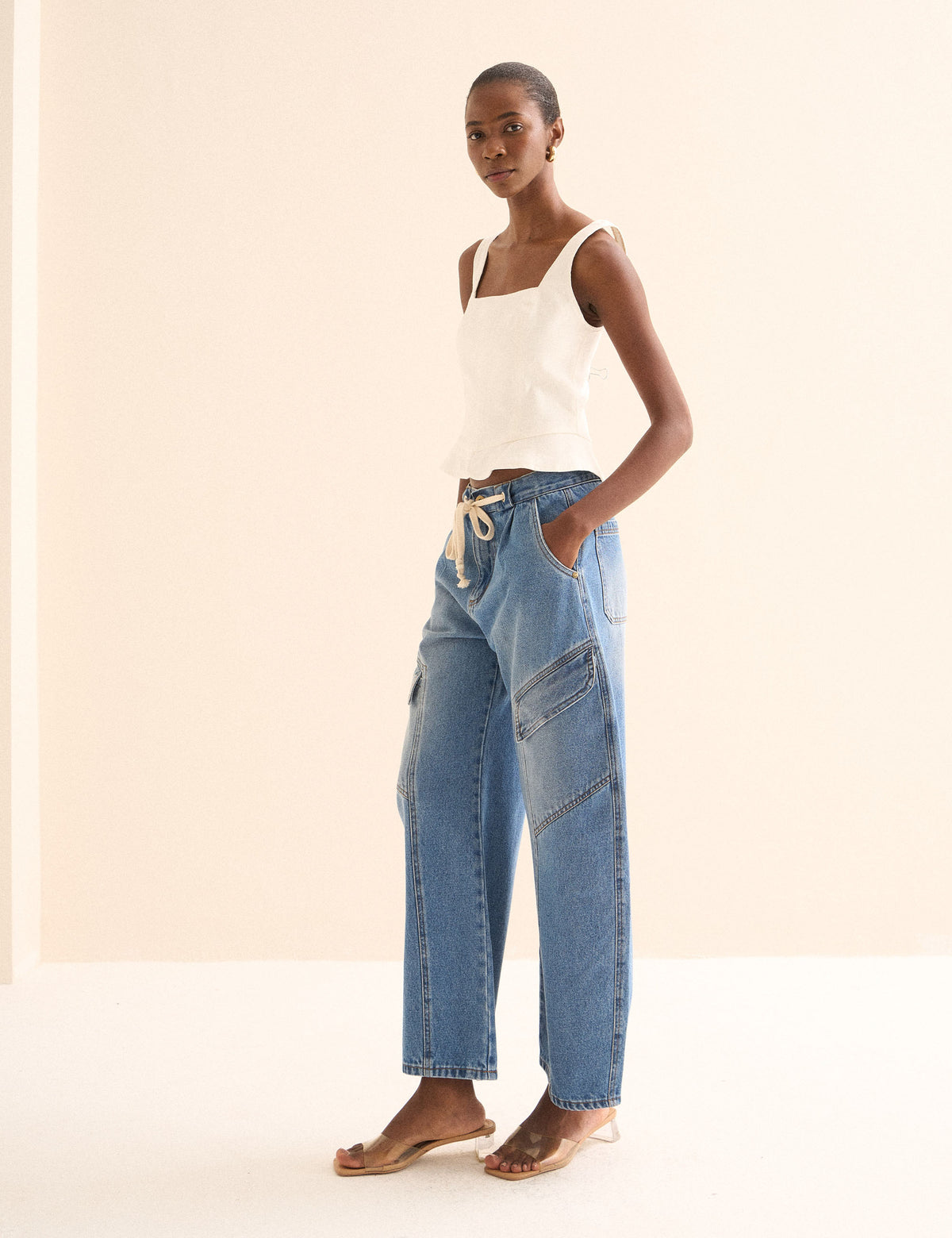 Calça Miranda Balloon Denim