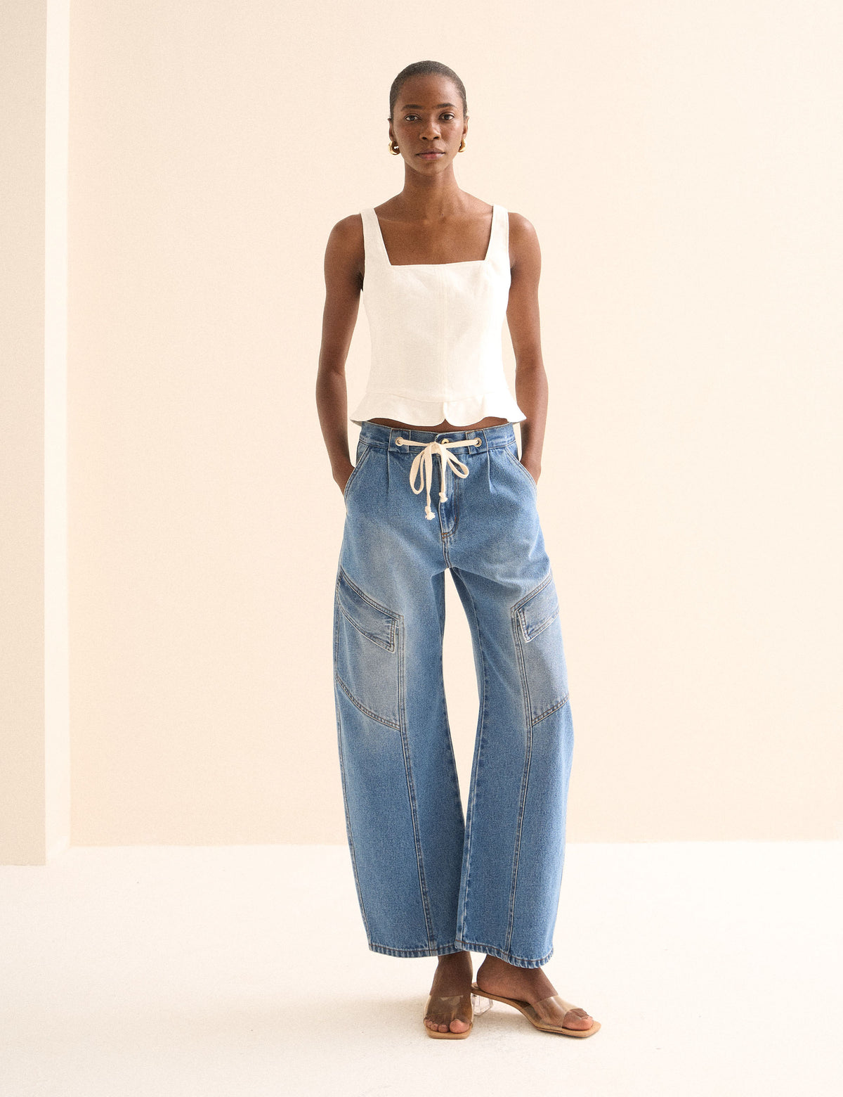 Calça Miranda Balloon Denim