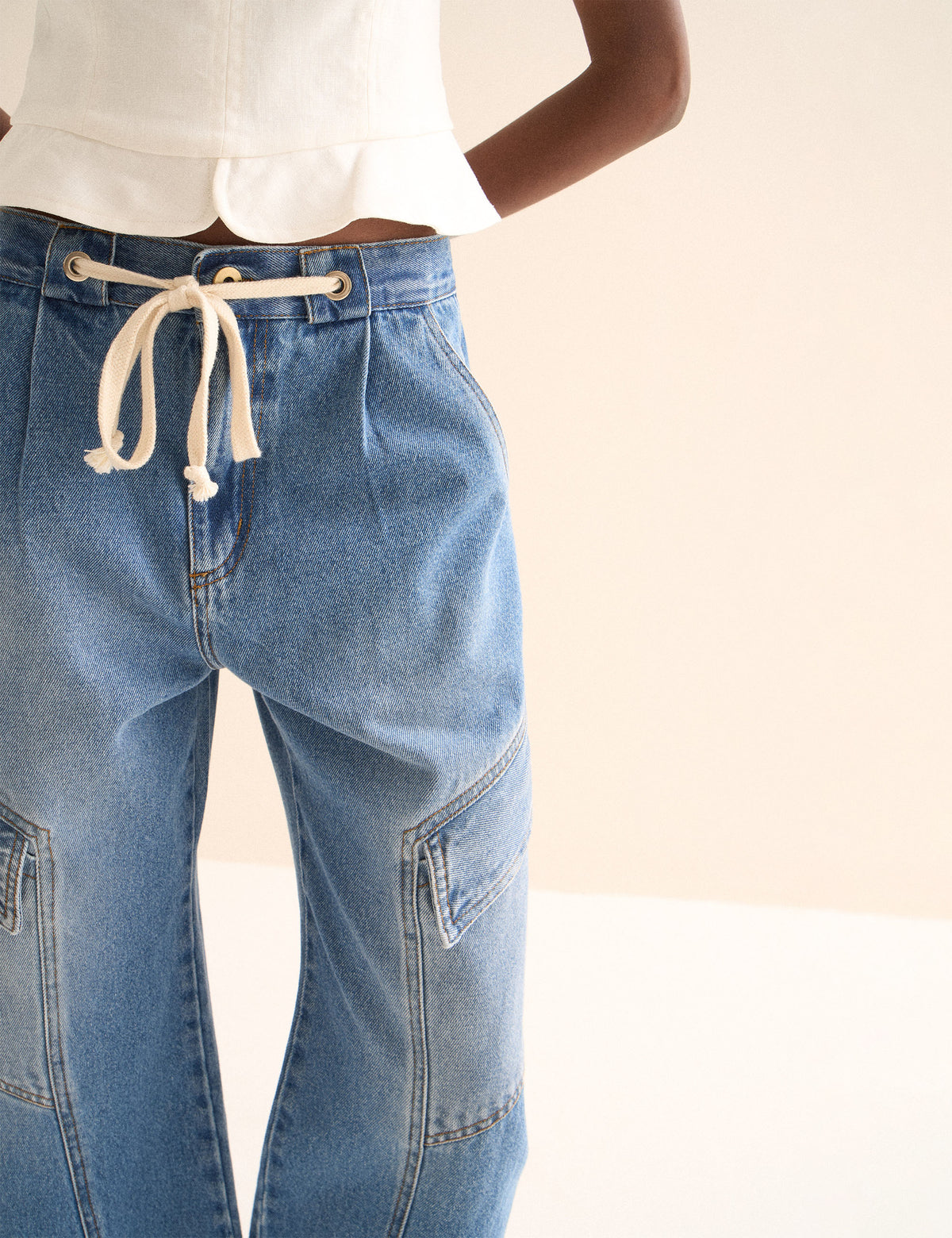 Calça Miranda Balloon Denim