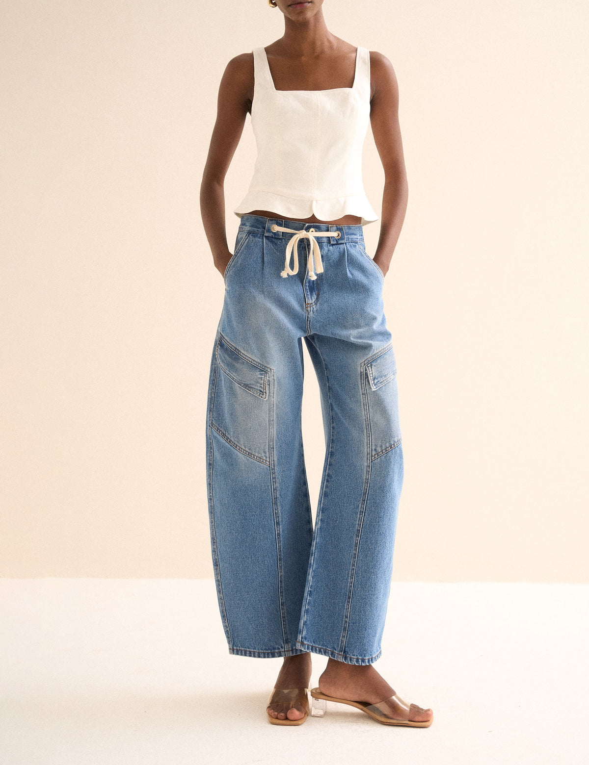 Calça Miranda Balloon Denim