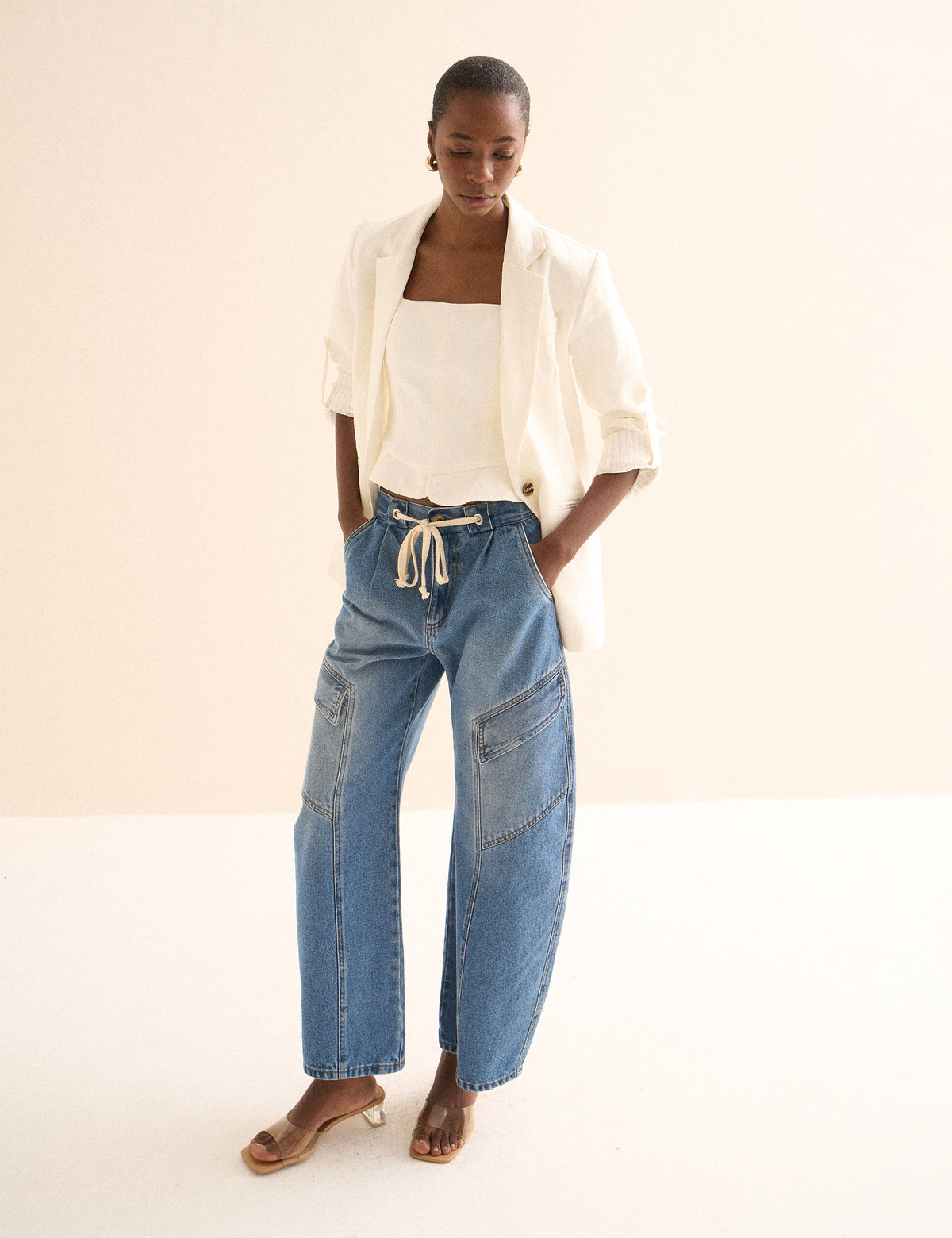 Calça Miranda Balloon Denim