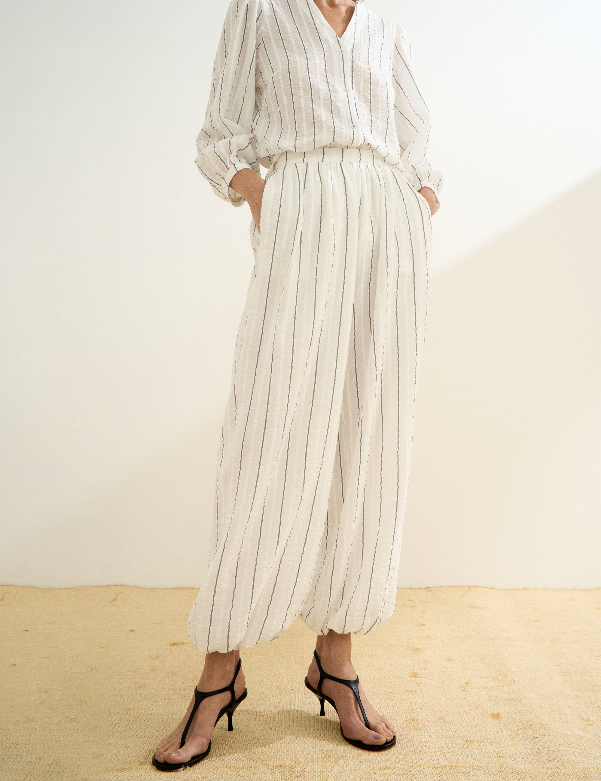 Calça Mykonos Algodão Off White