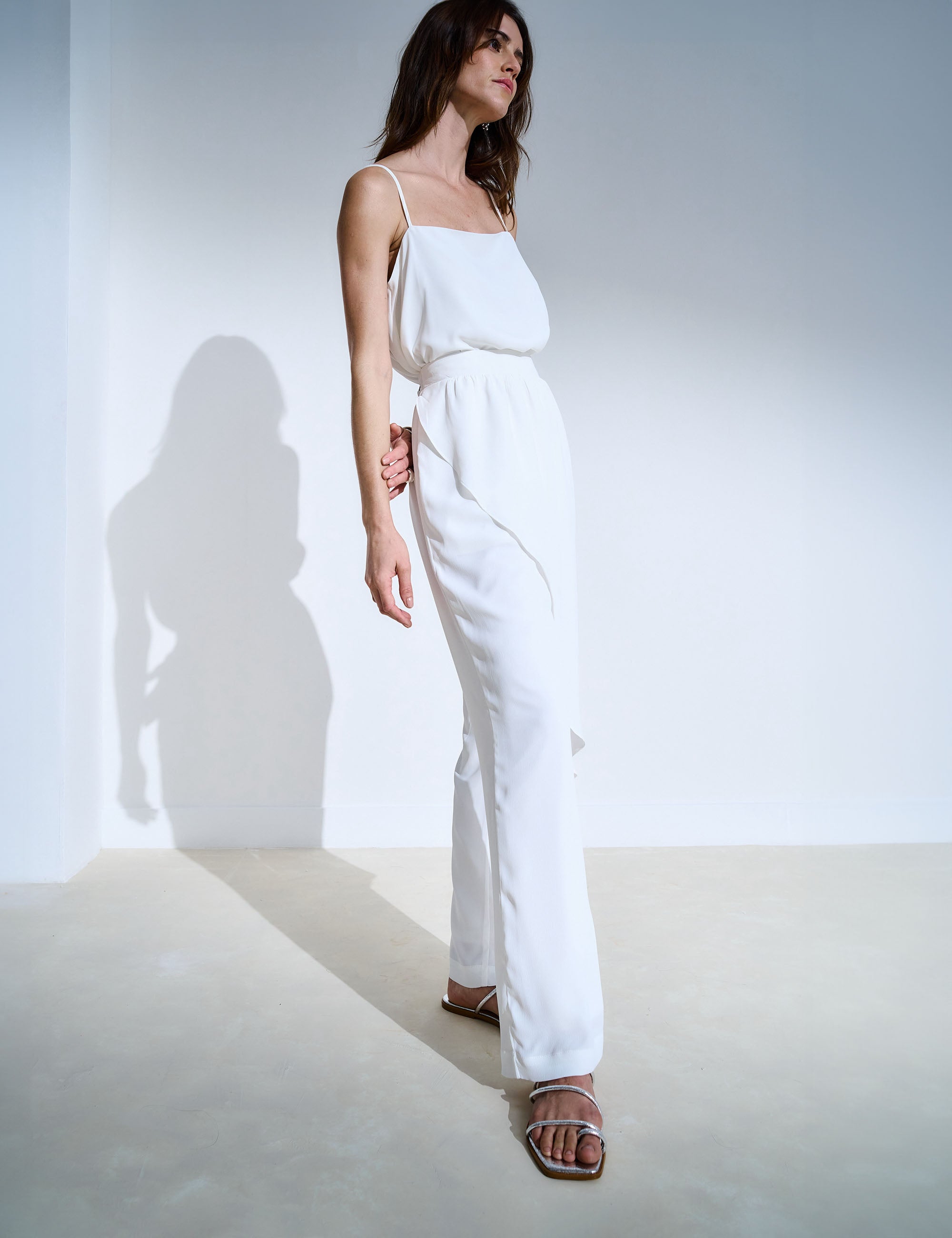 Calça Nara Crepe Off White