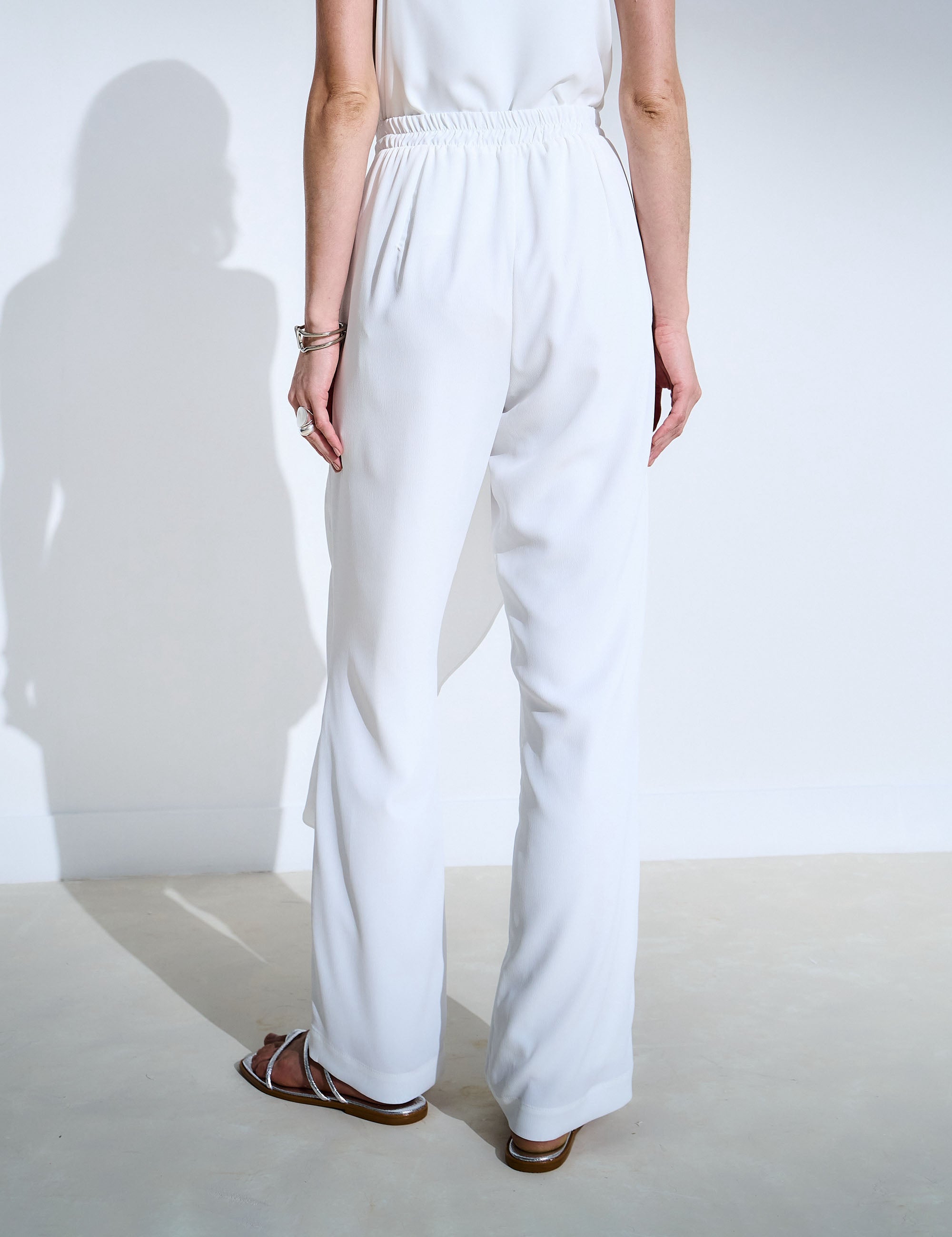 Calça Nara Crepe Off White