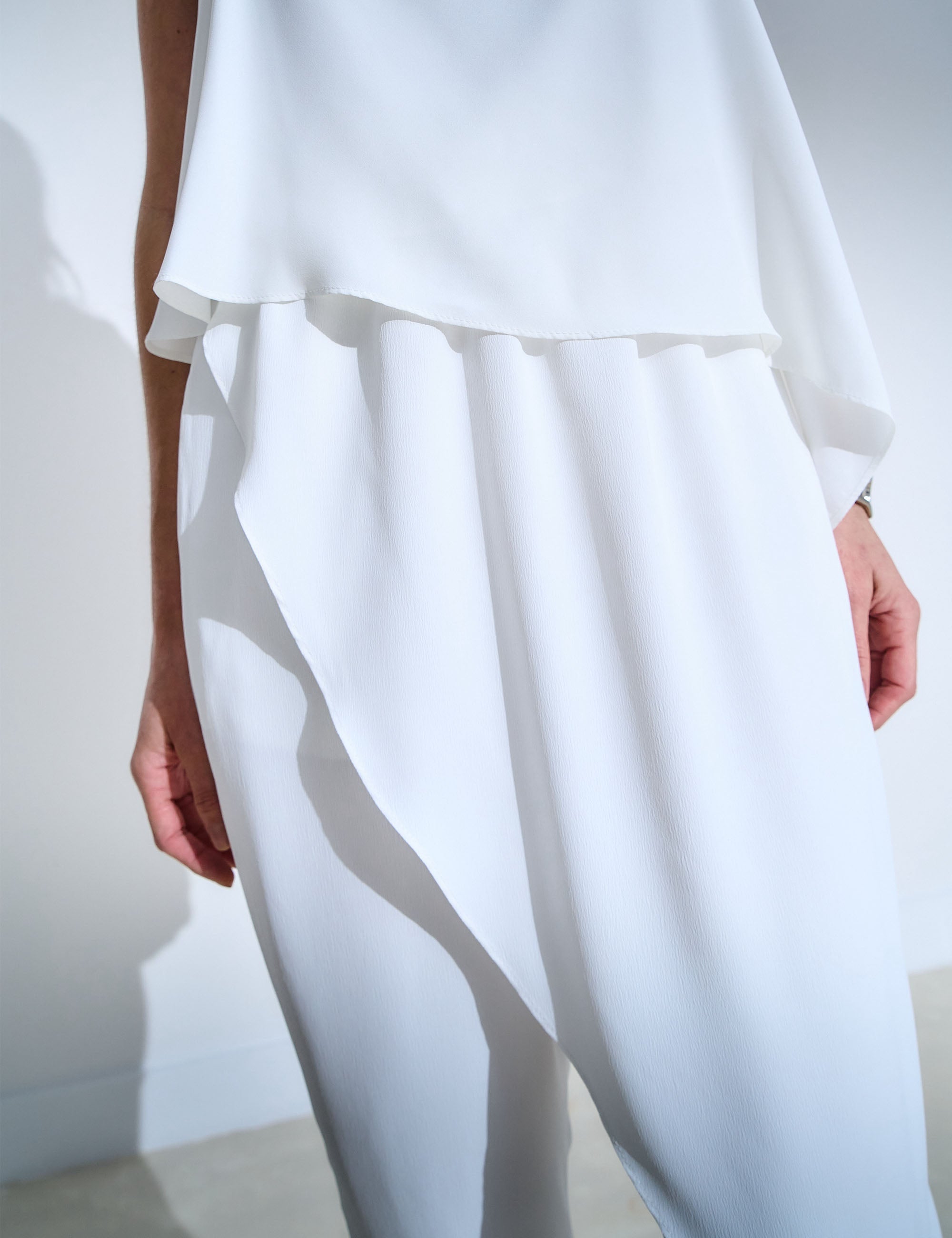 Calça Nara Crepe Off White