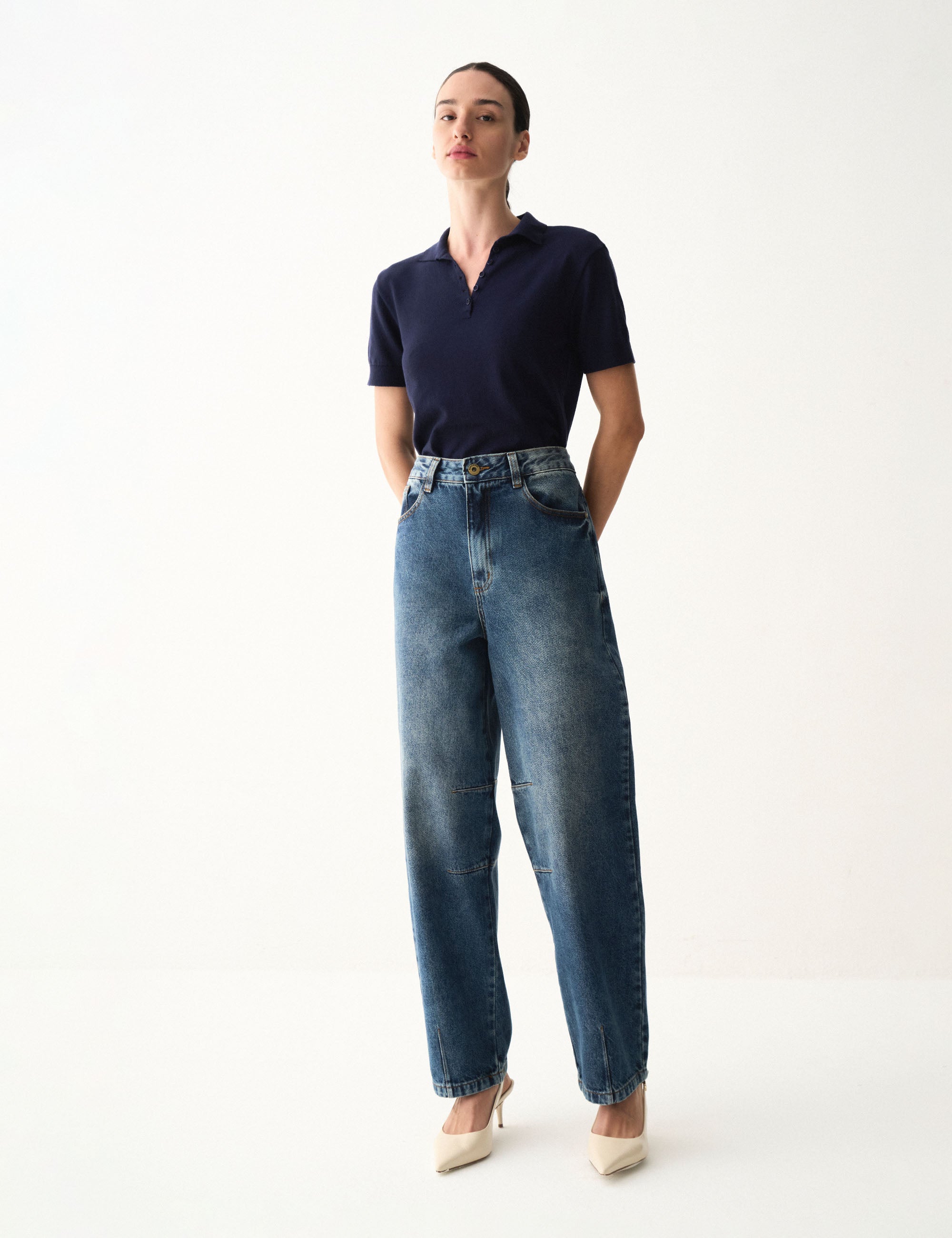 Calça Olivia Denim Jeans Médio