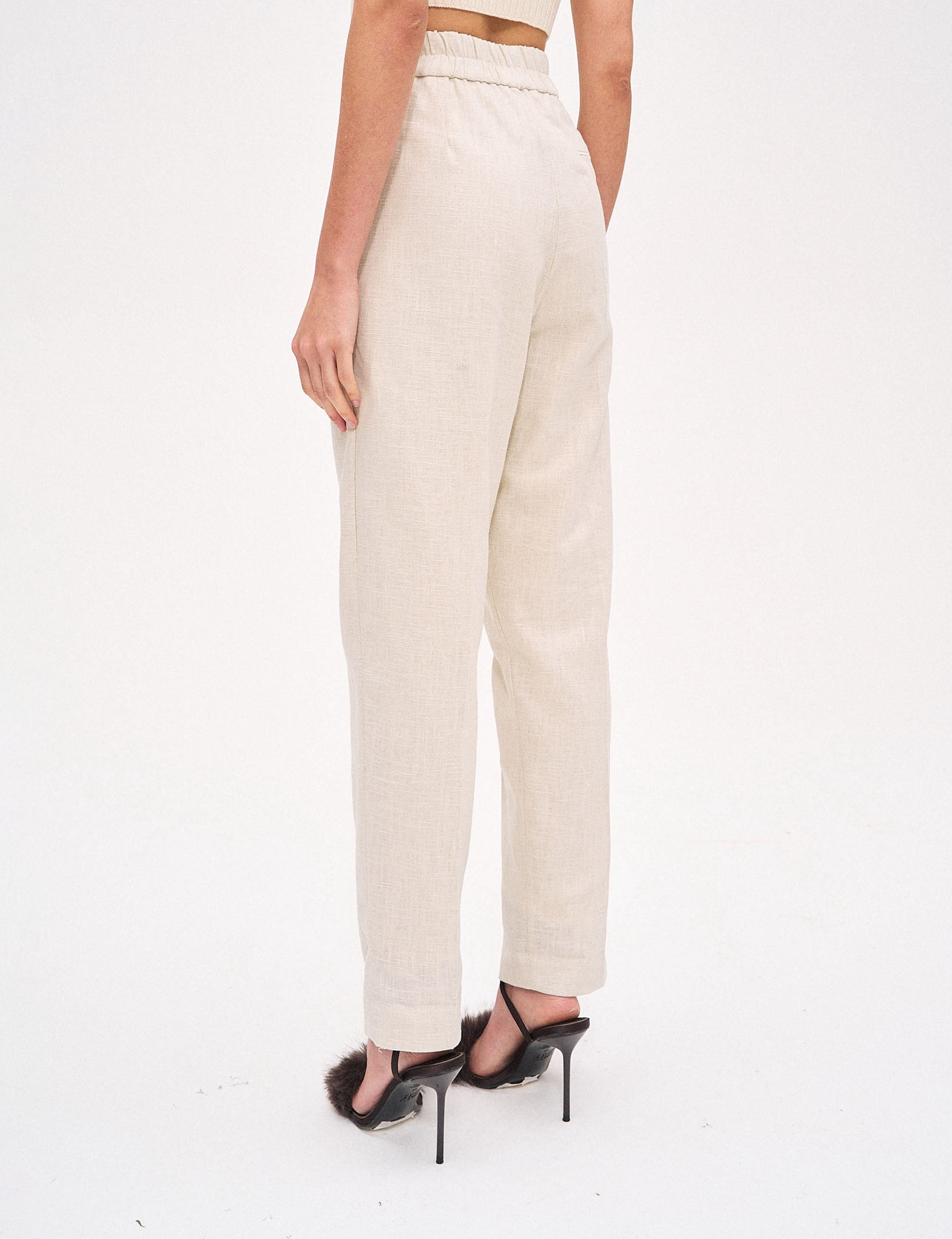 Calça Patrícia Algodão Areia