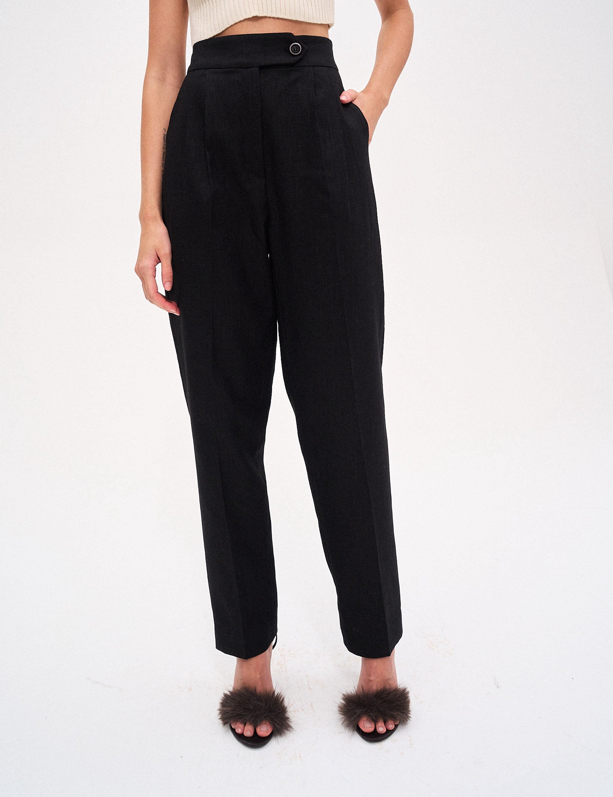 Calça Patrícia Algodão Preto