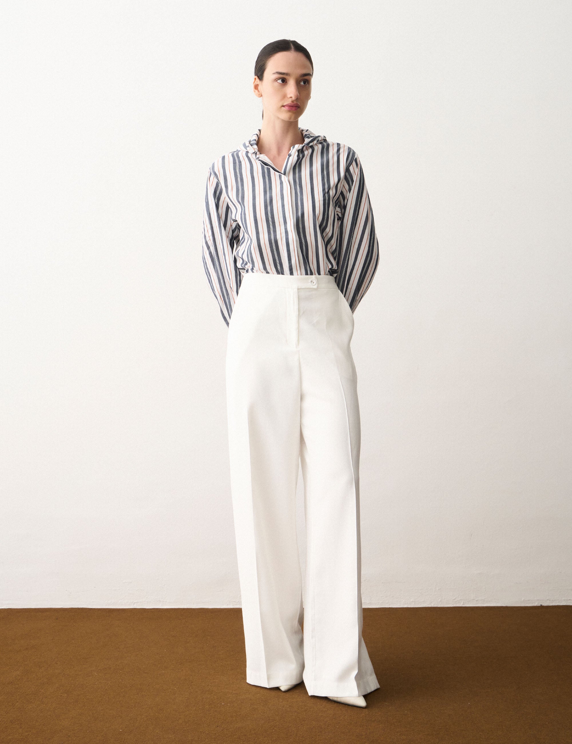 Calça Paulina Alfaiataria Off White