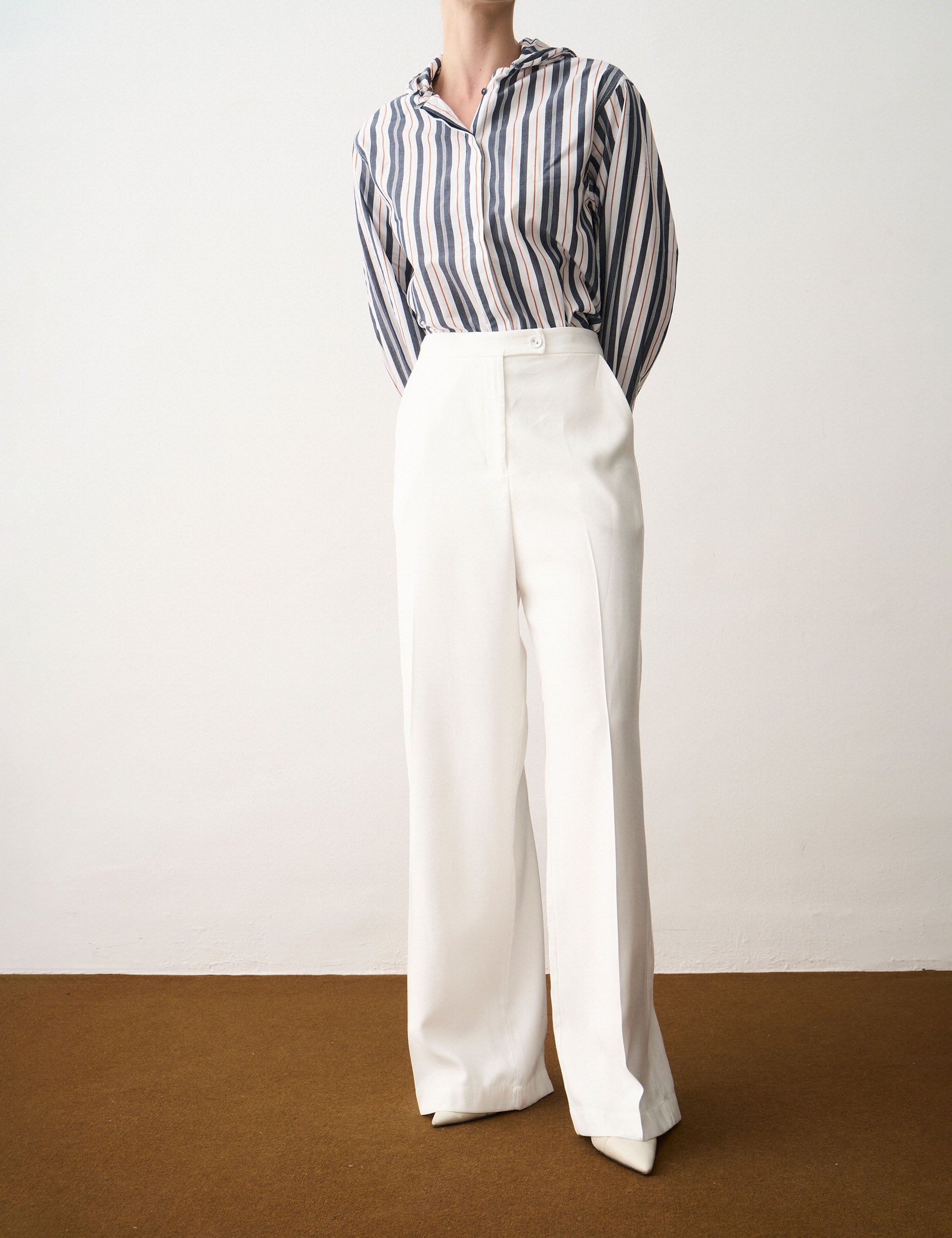 Calça Paulina Alfaiataria Off White