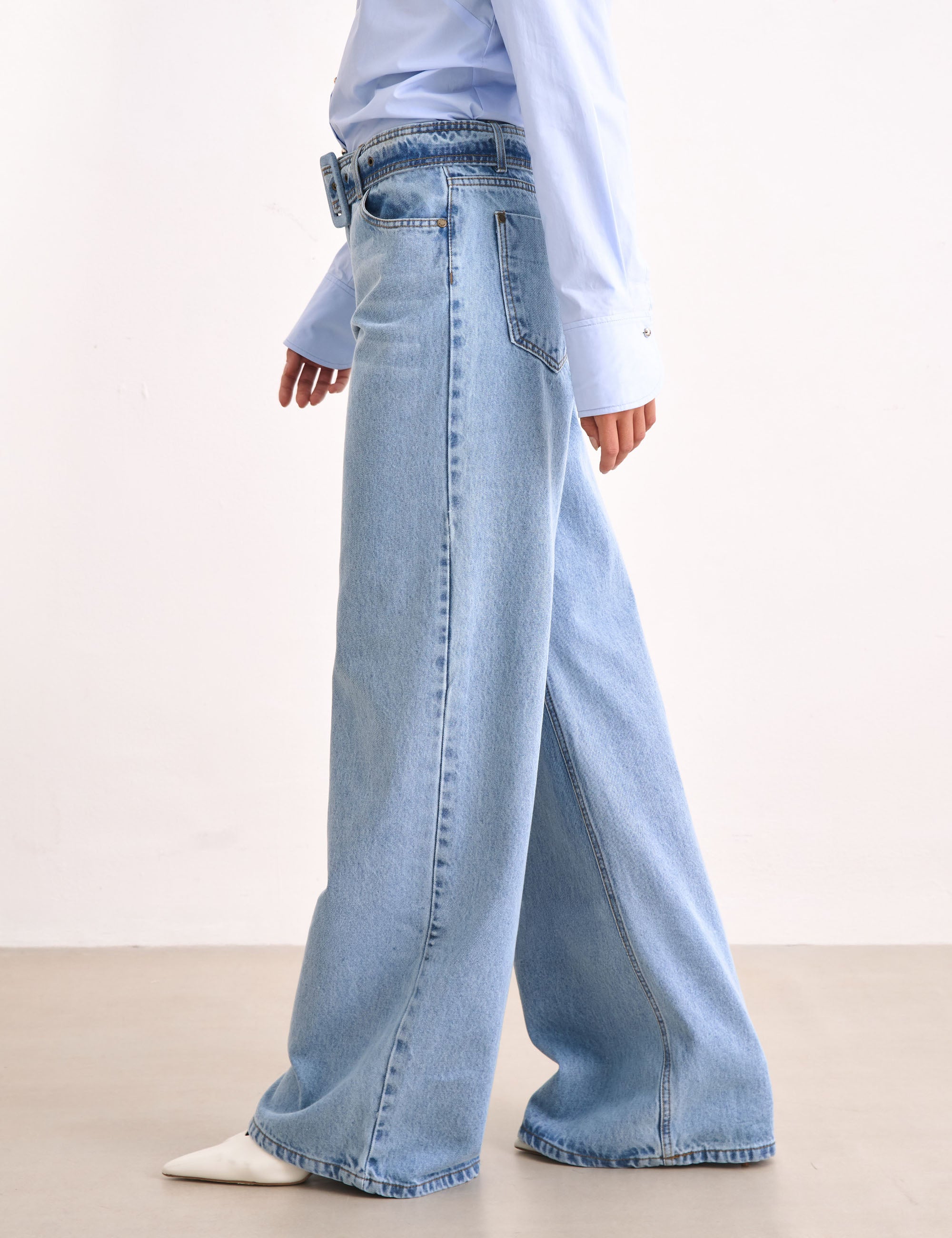 Calça Angy Denim Claro