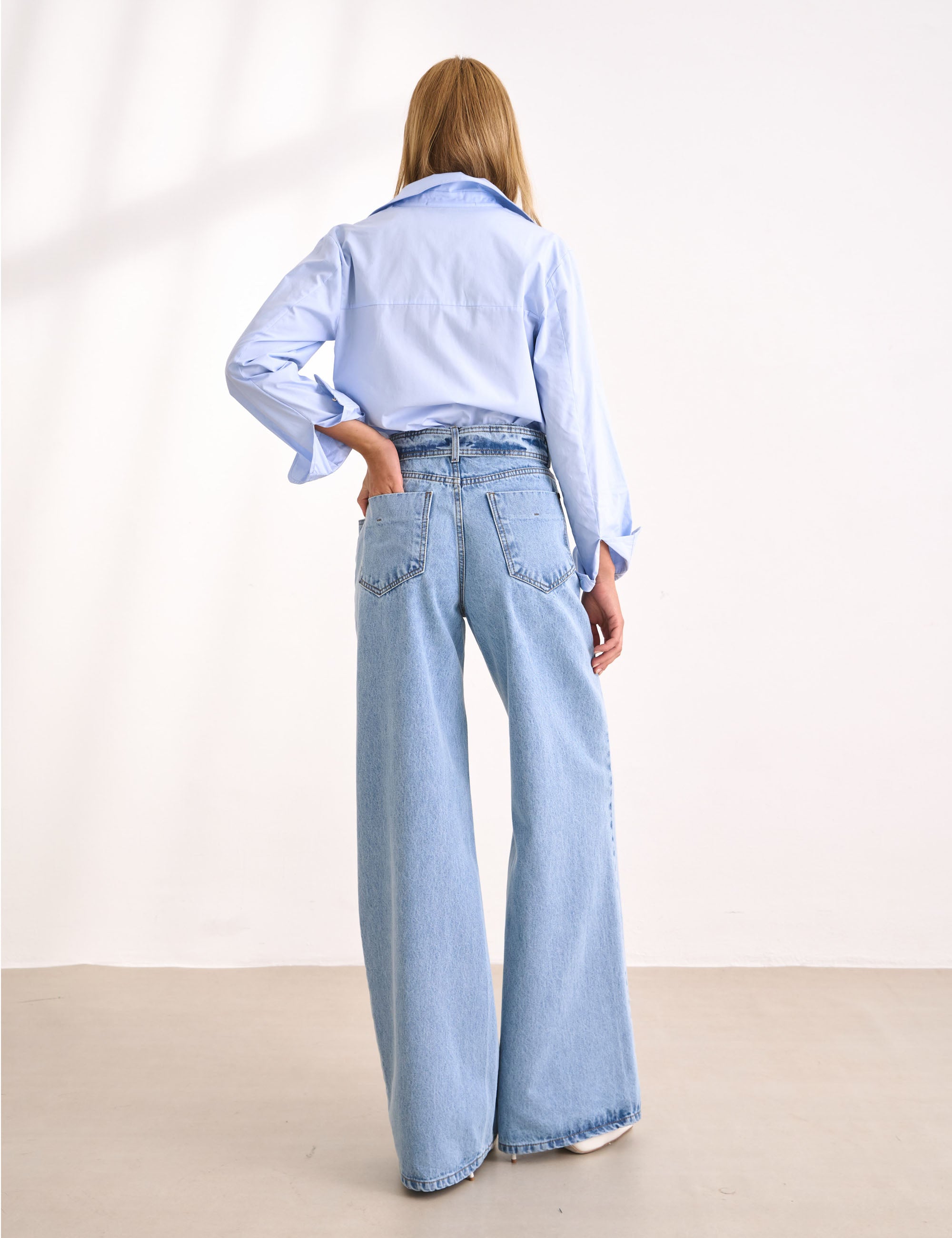 Calça Angy Denim Claro