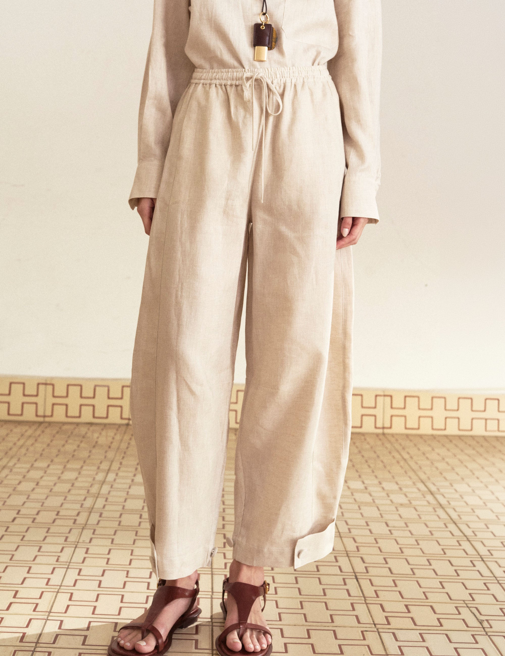 Calça Roberta Linho Natural