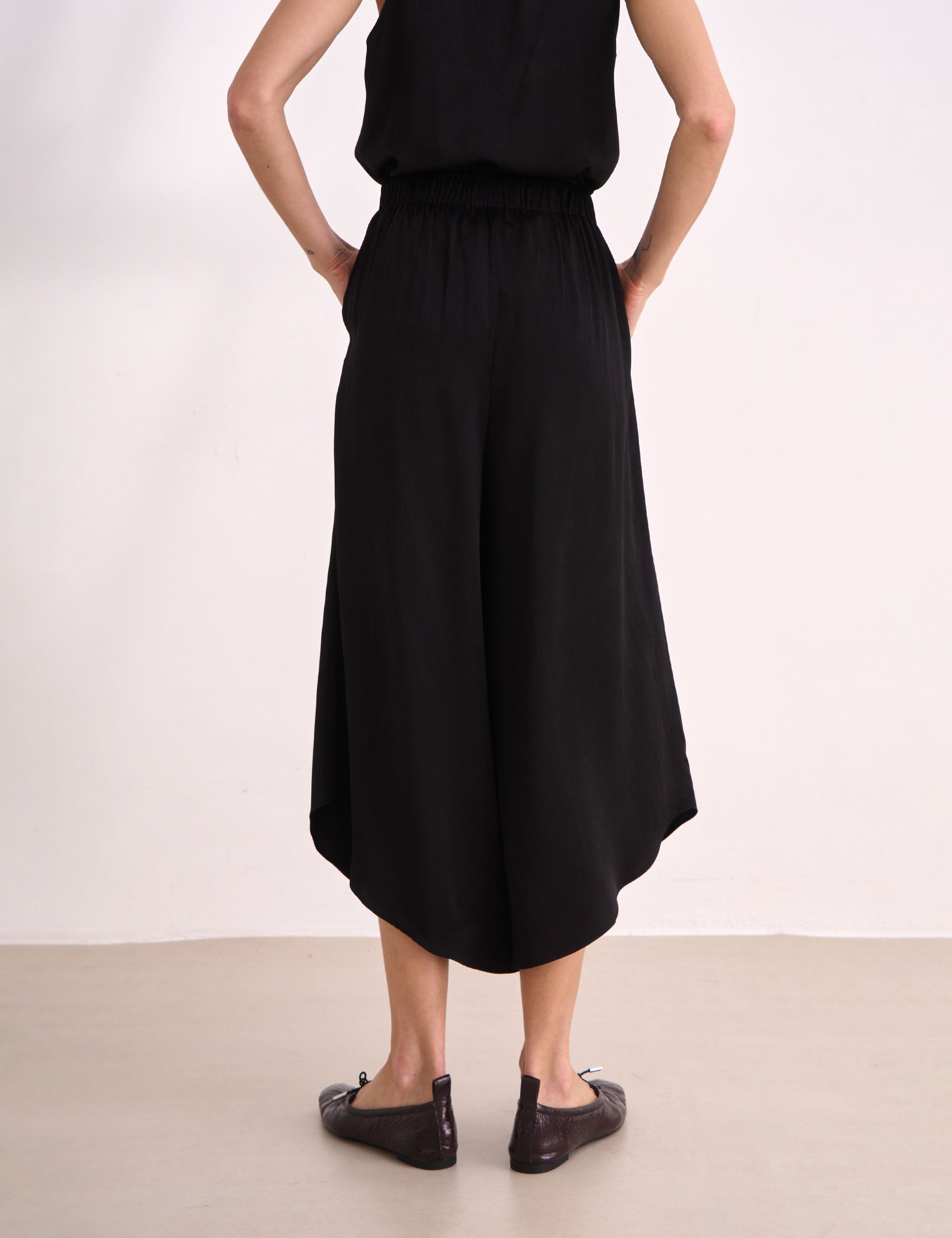 Calça Violett Cetim Preto