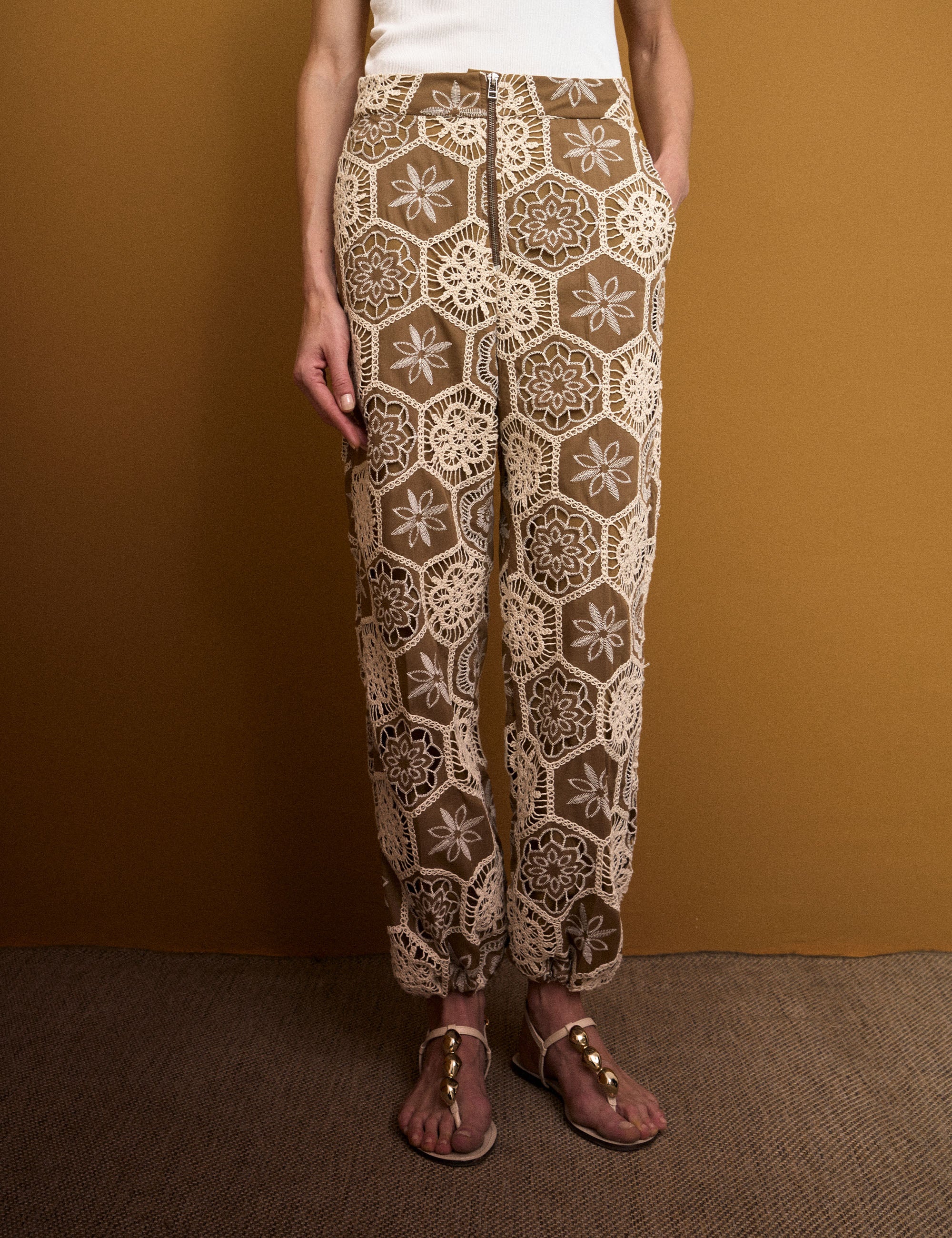 Calça Vittoria Algodão Camurça