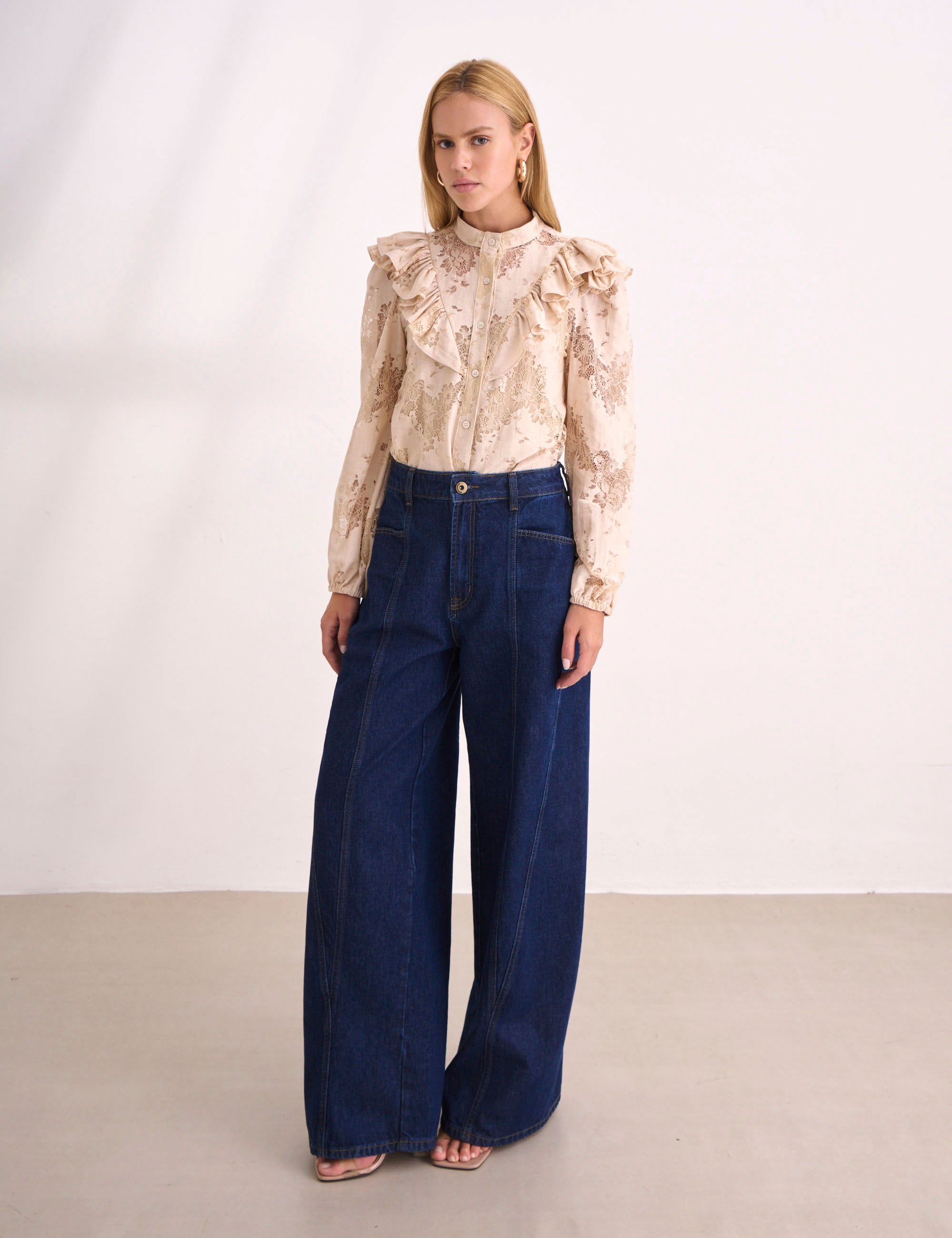 Calça Zoe Denim Médio