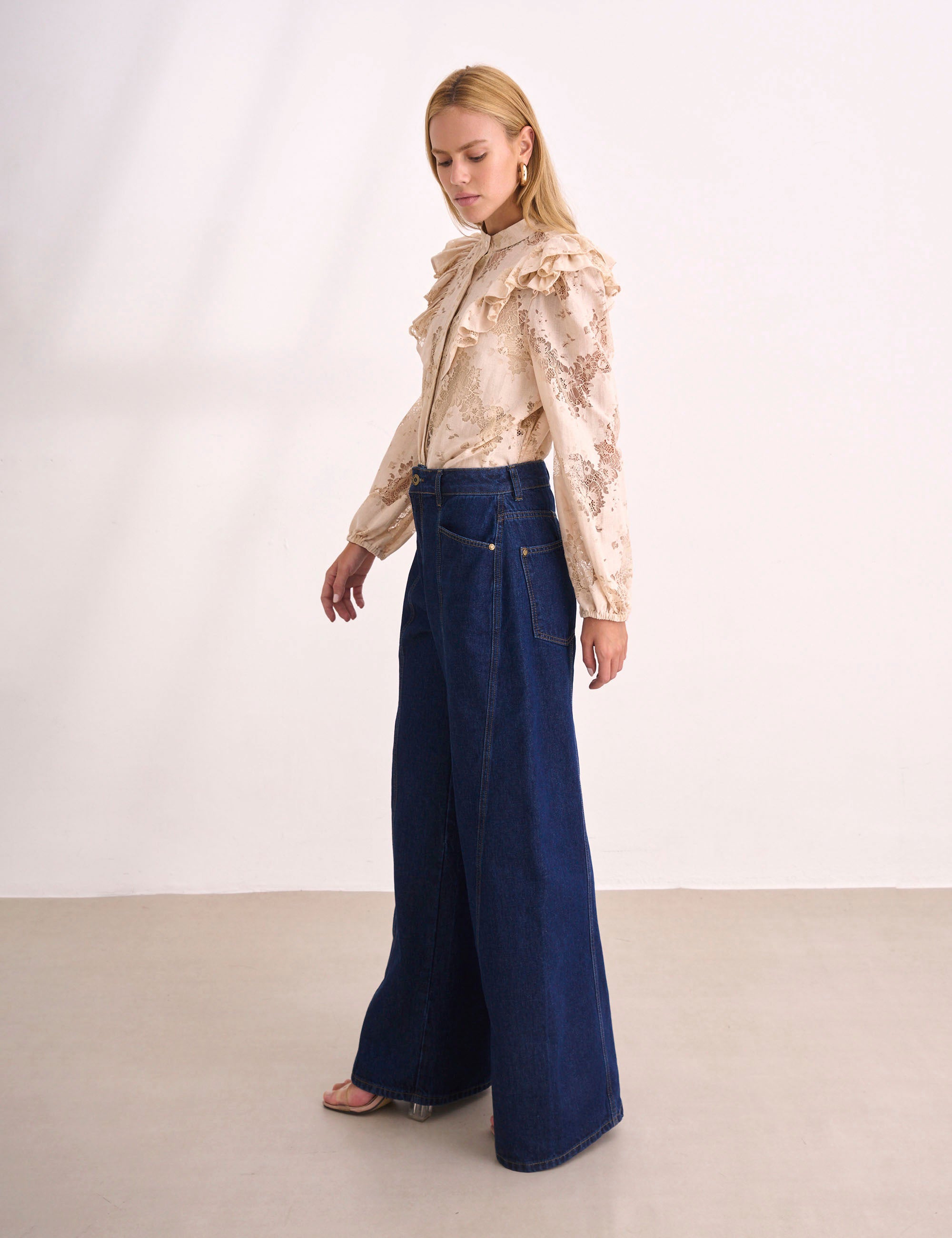Calça Zoe Denim Médio