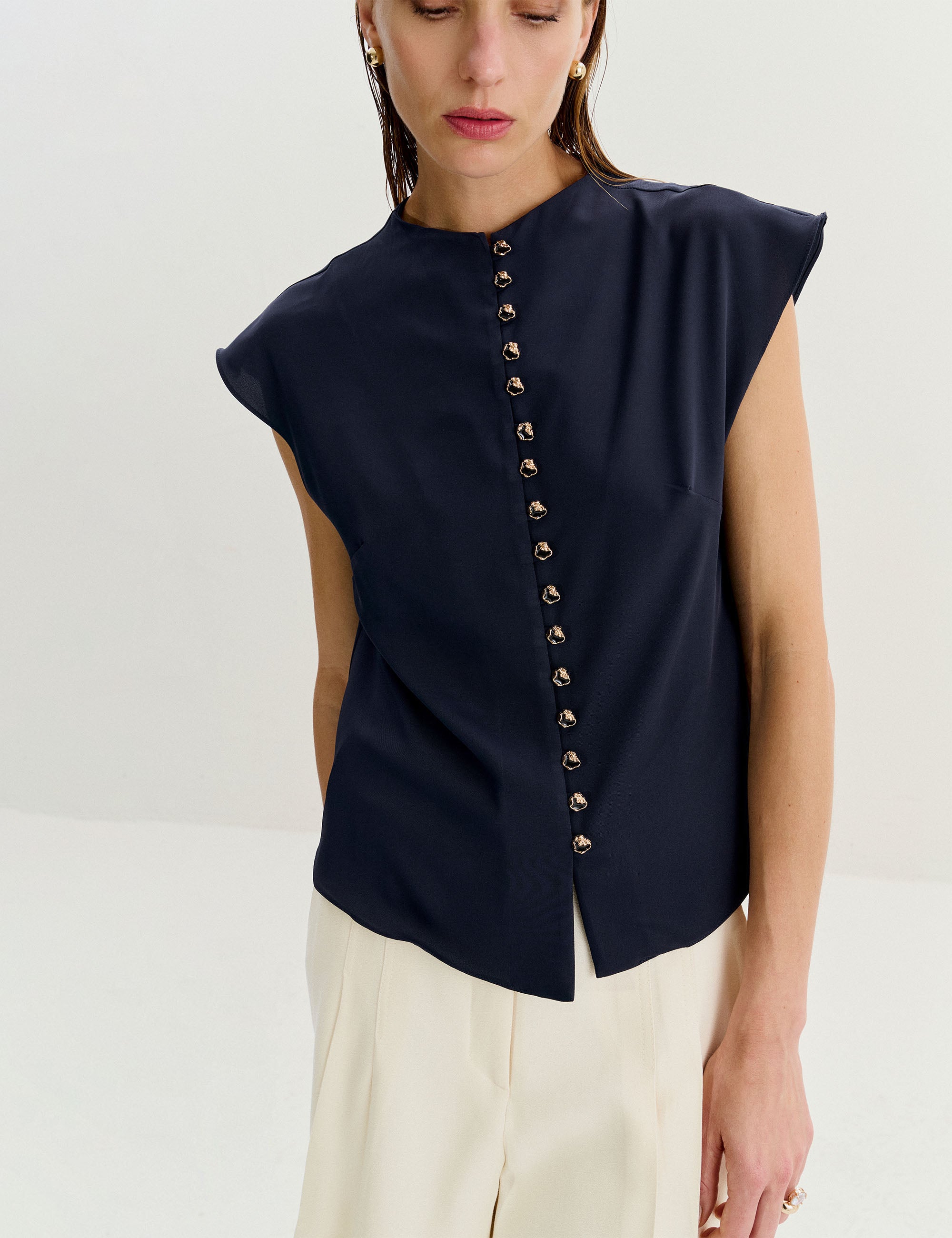 Camisa Ametista Alfaiataria Marinho