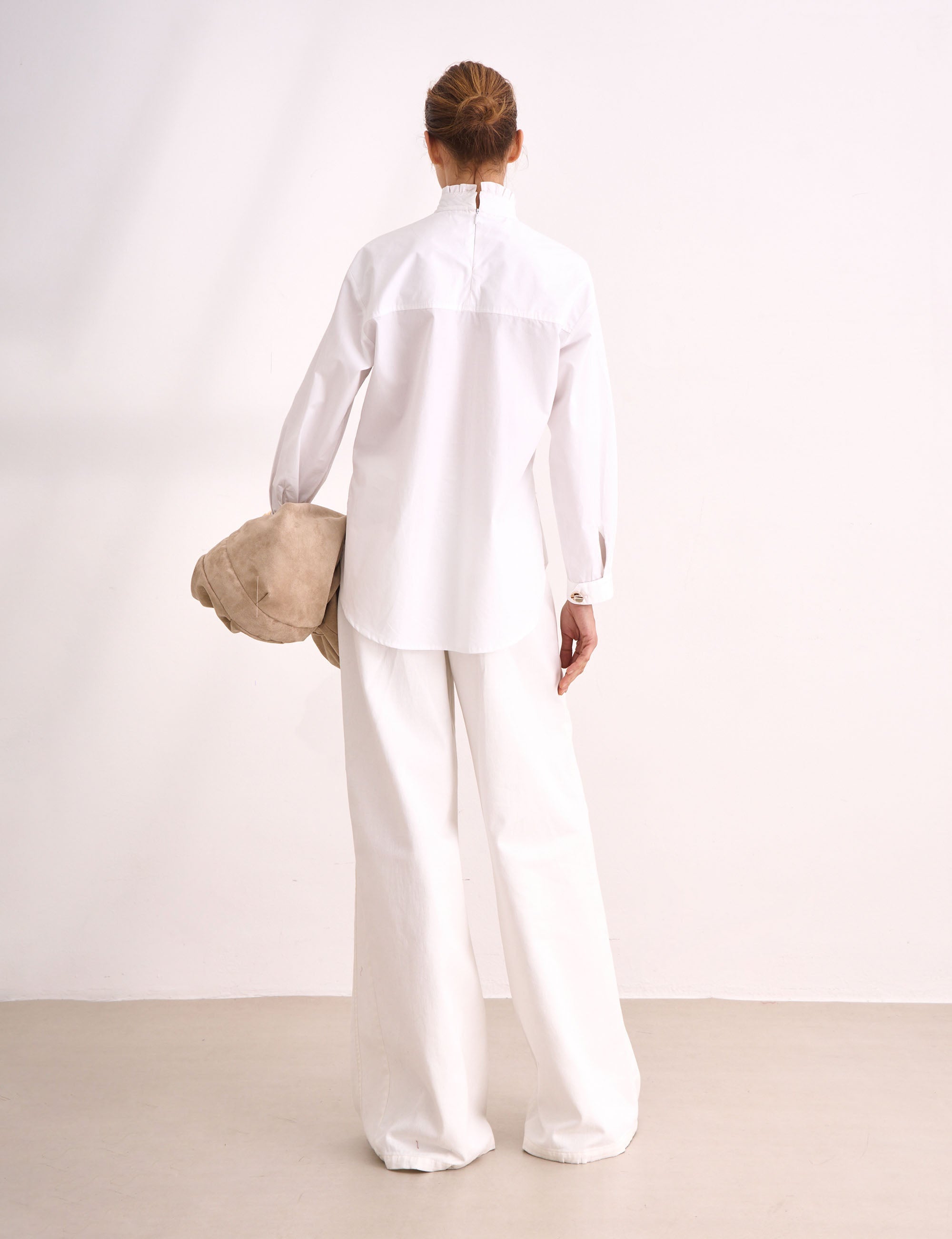 Camisa Andrea Tricoline Off White