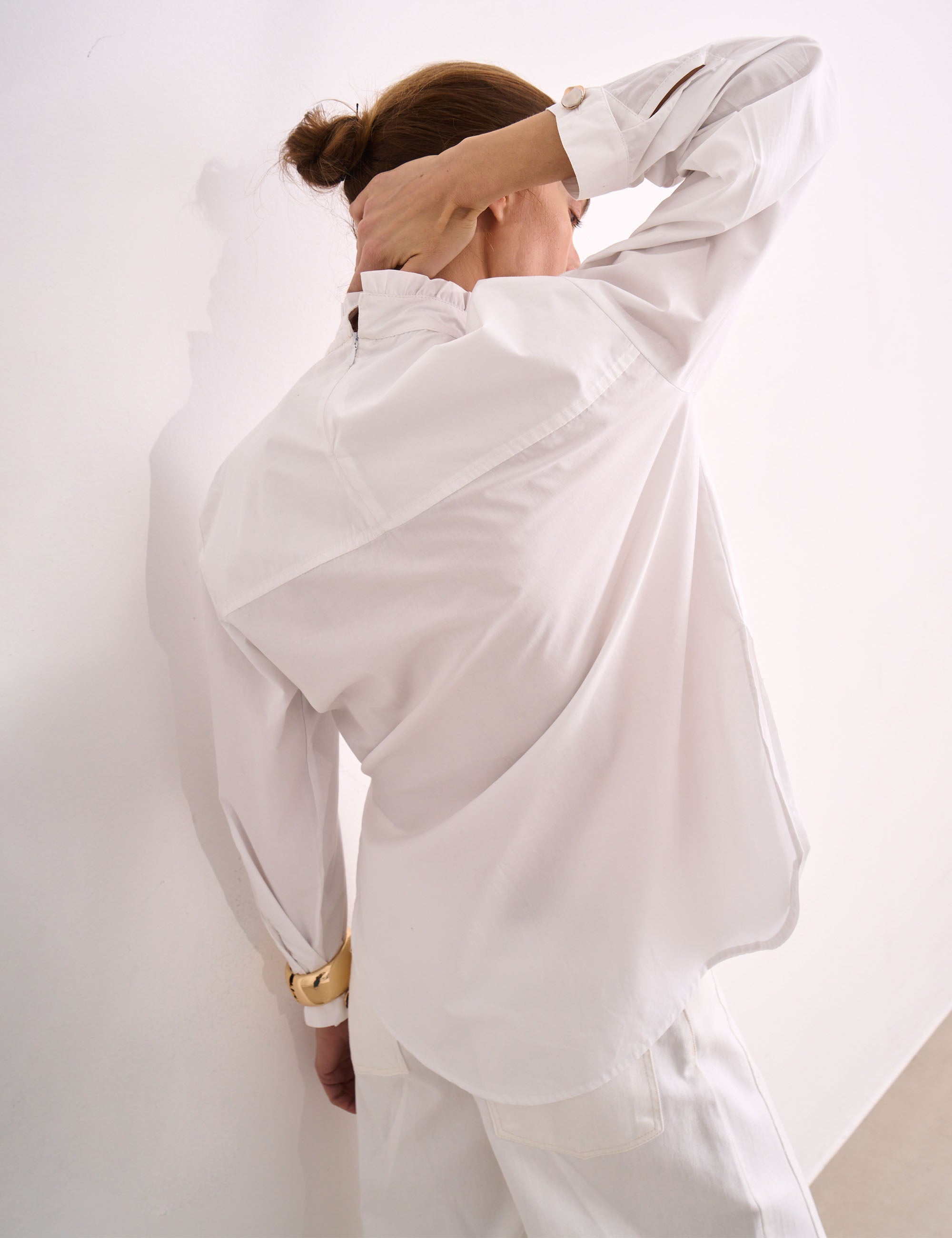 Camisa Andrea Tricoline Off White