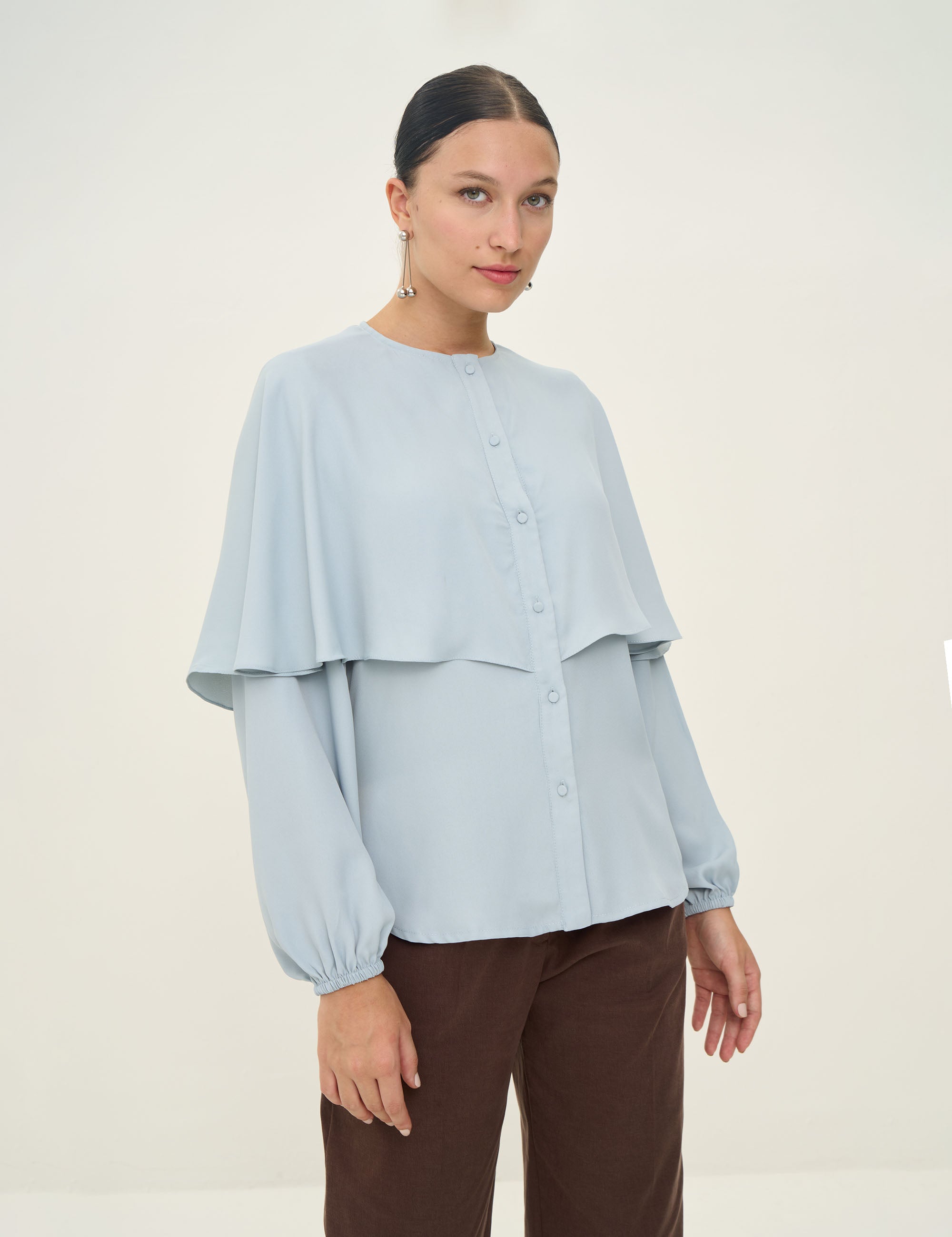 Camisa Capa Ellise Azul