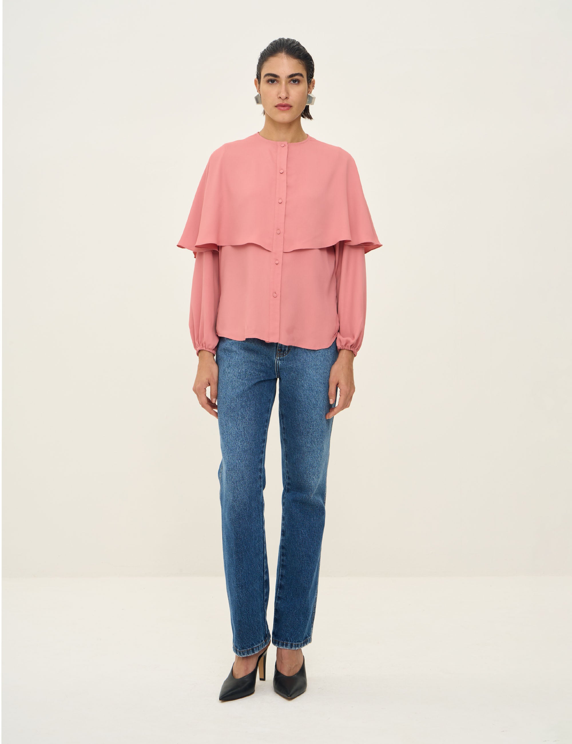 Camisa Capa Ellise Blush