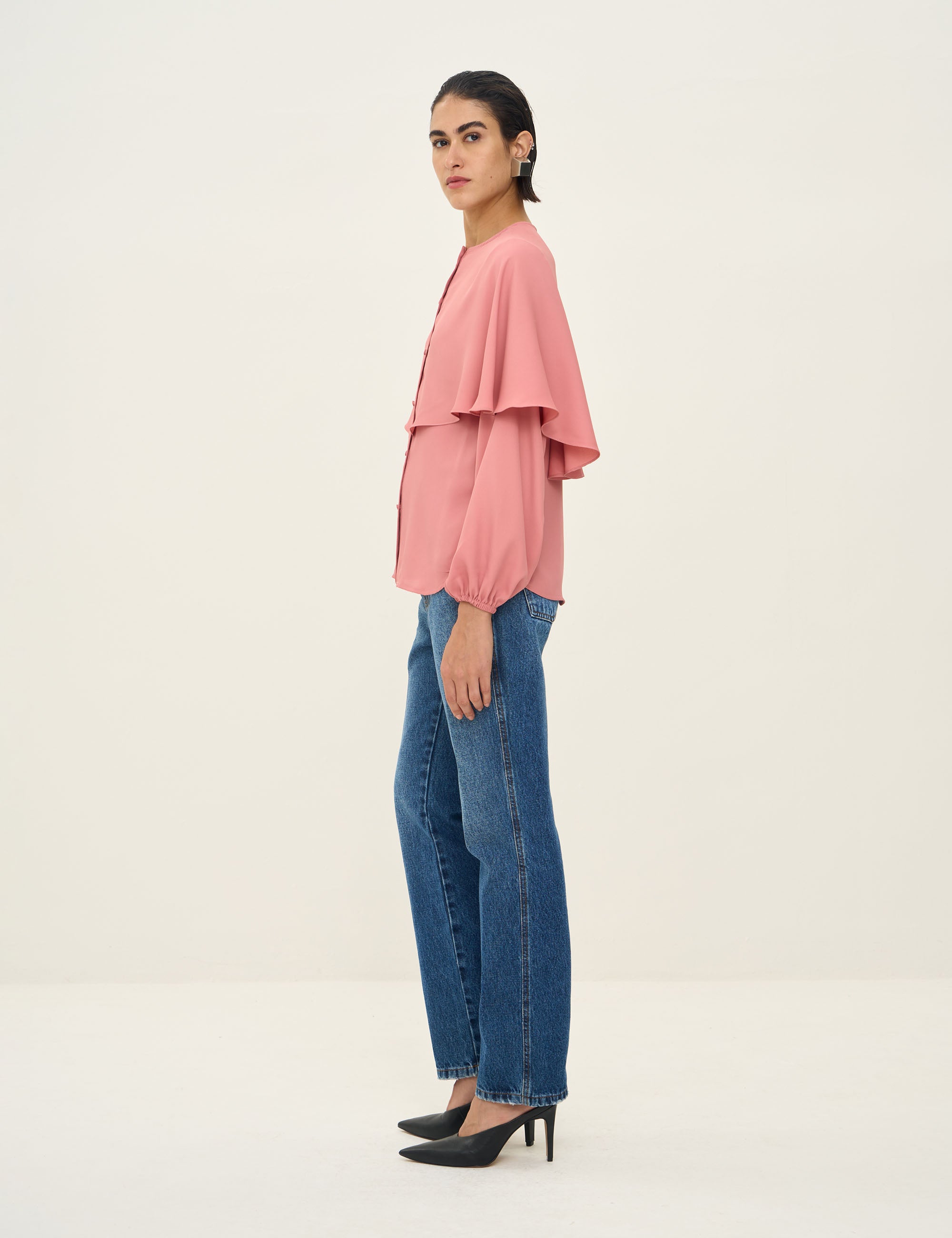 Camisa Capa Ellise Blush