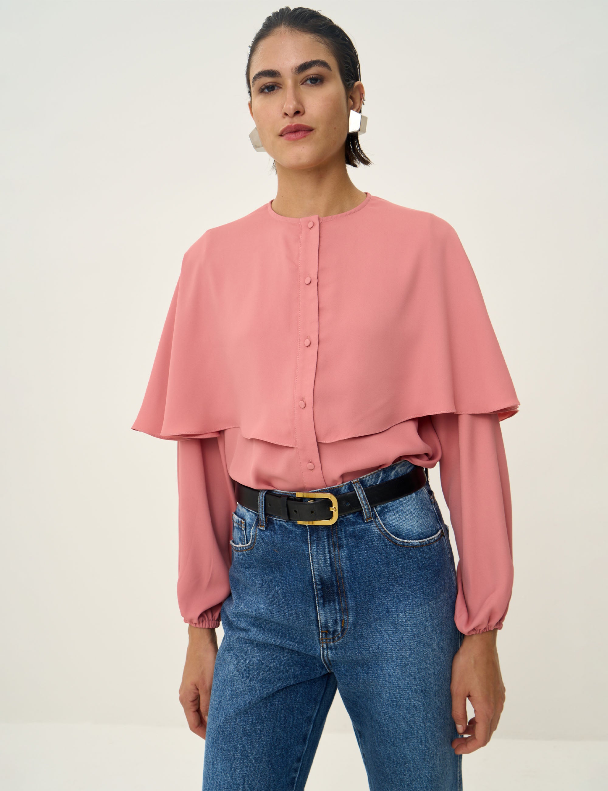 Camisa Capa Ellise Blush