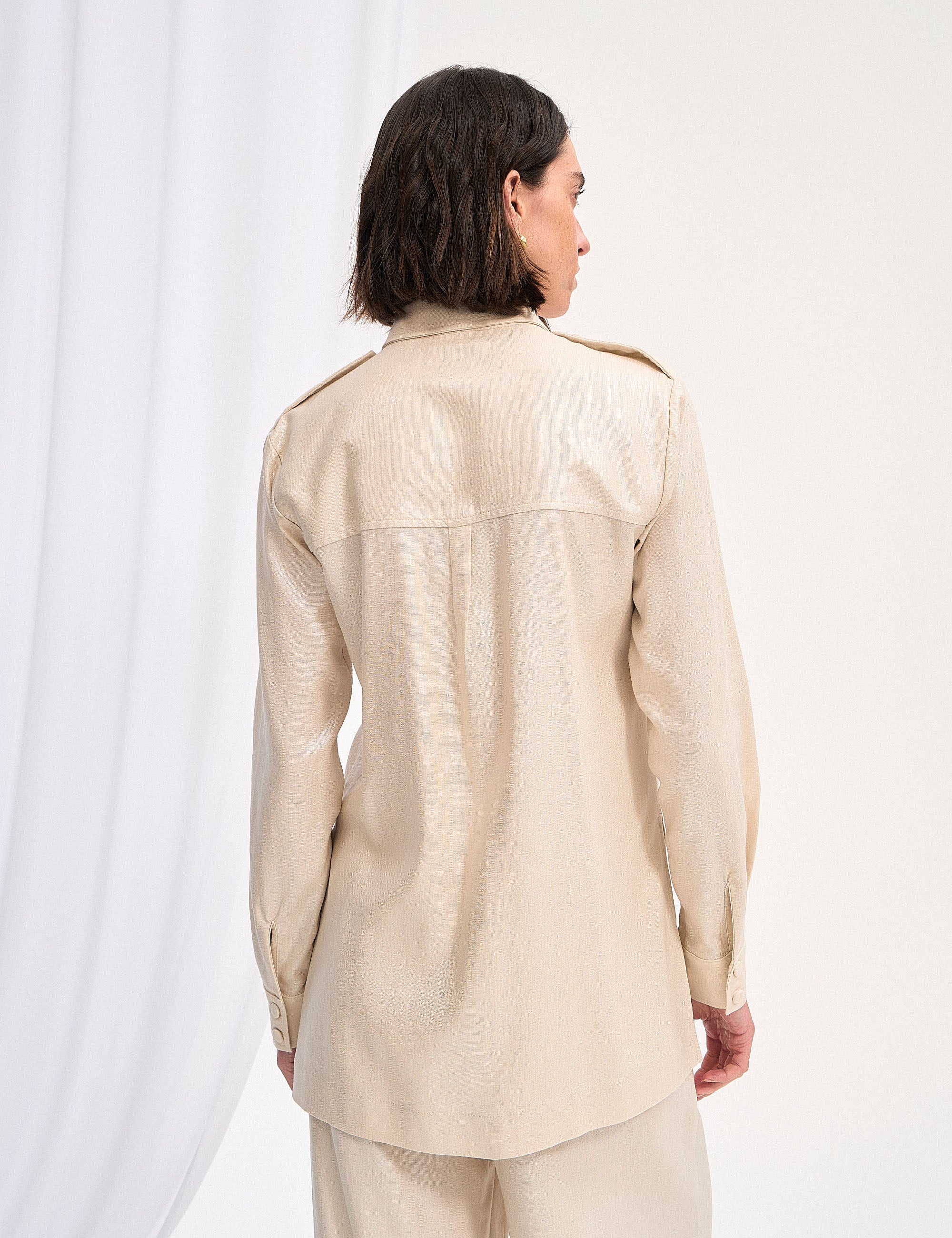 Camisa Ella Cargo Pérola