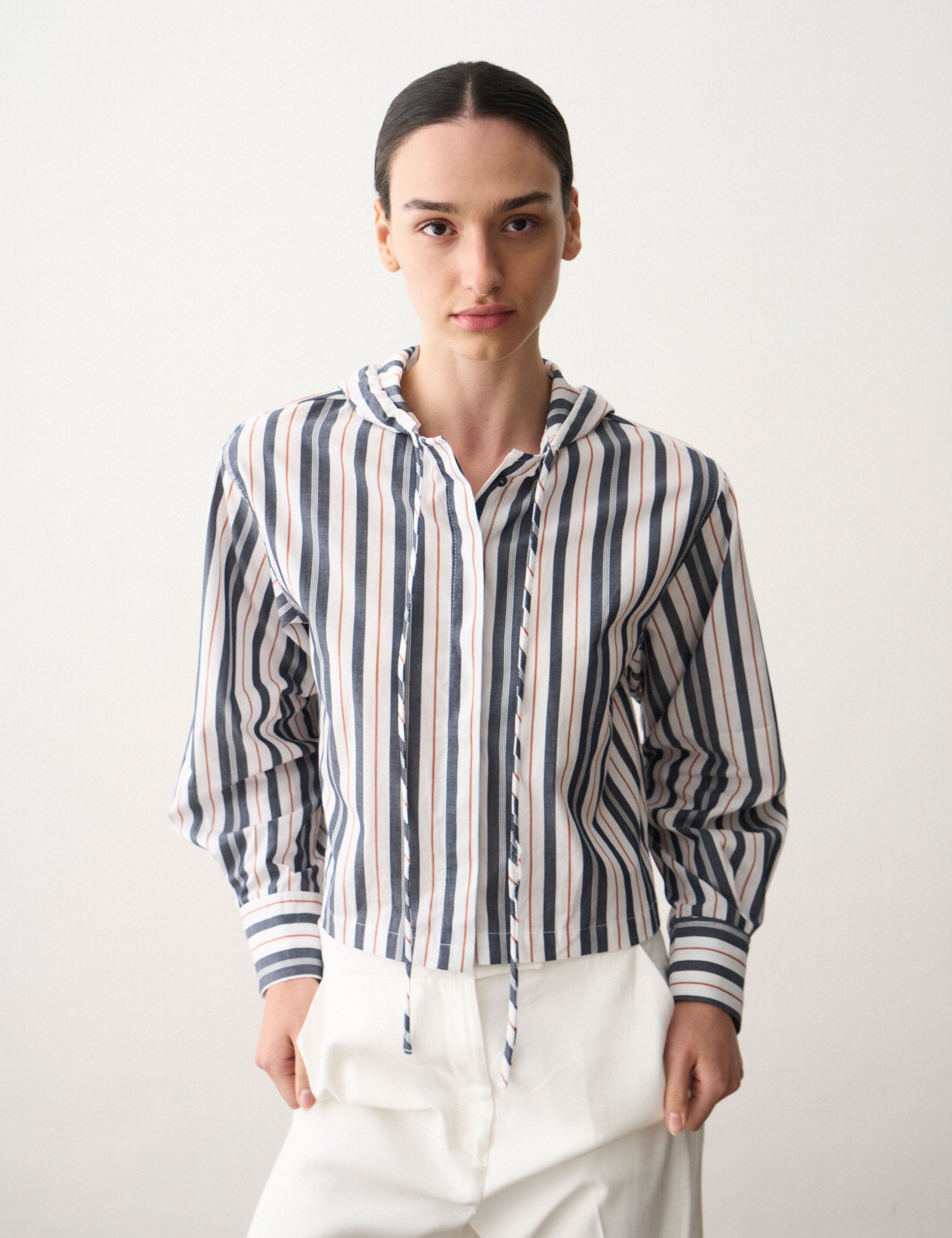 Camisa Daiane Listrada Preto