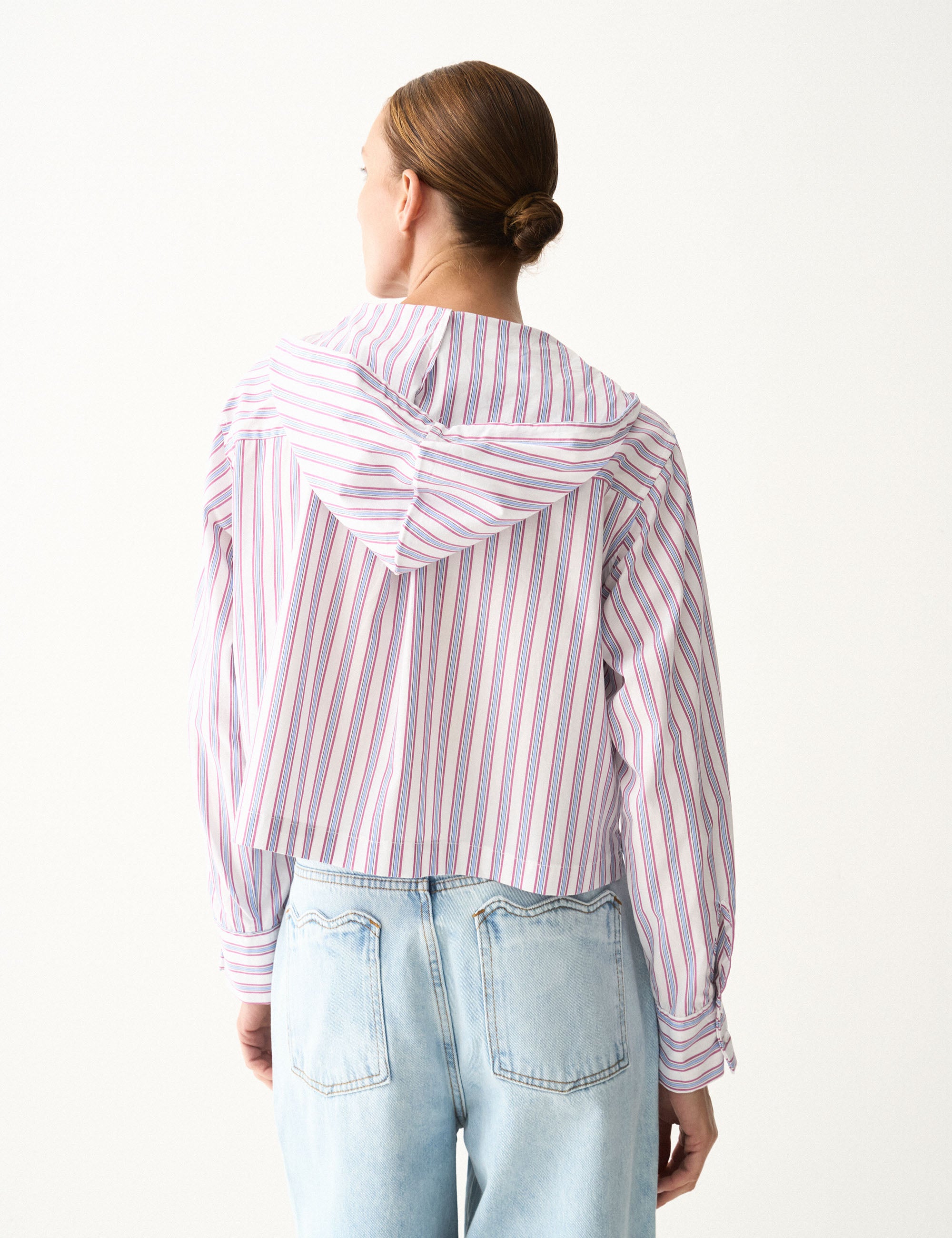 Camisa Daiane Listrada Rosa