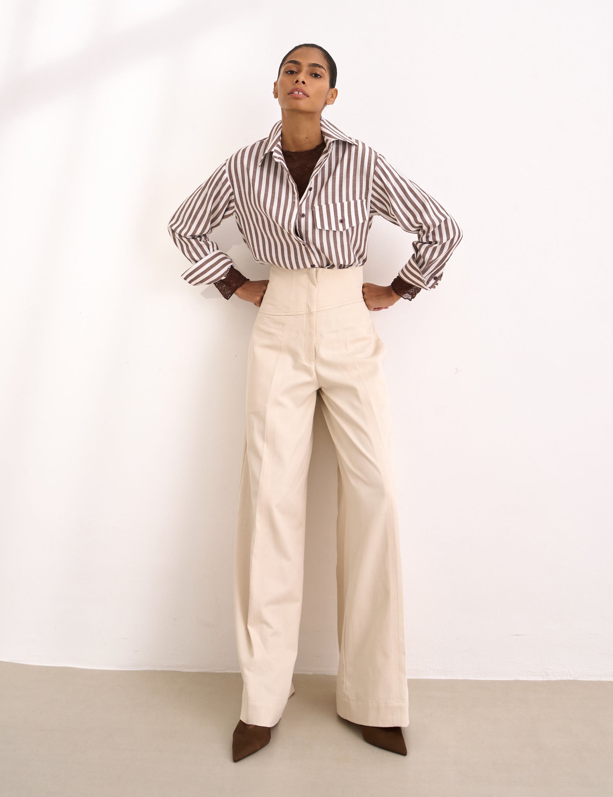 Camisa Elisa Listra Off White