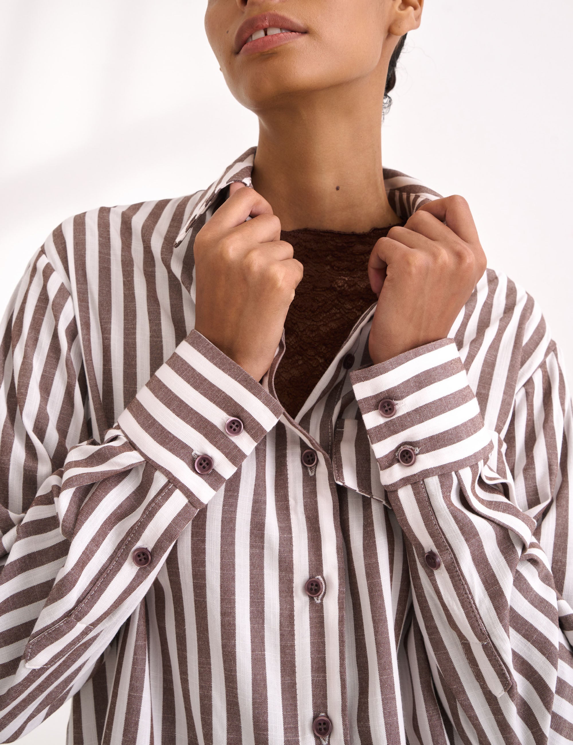 Camisa Elisa Listra Off White