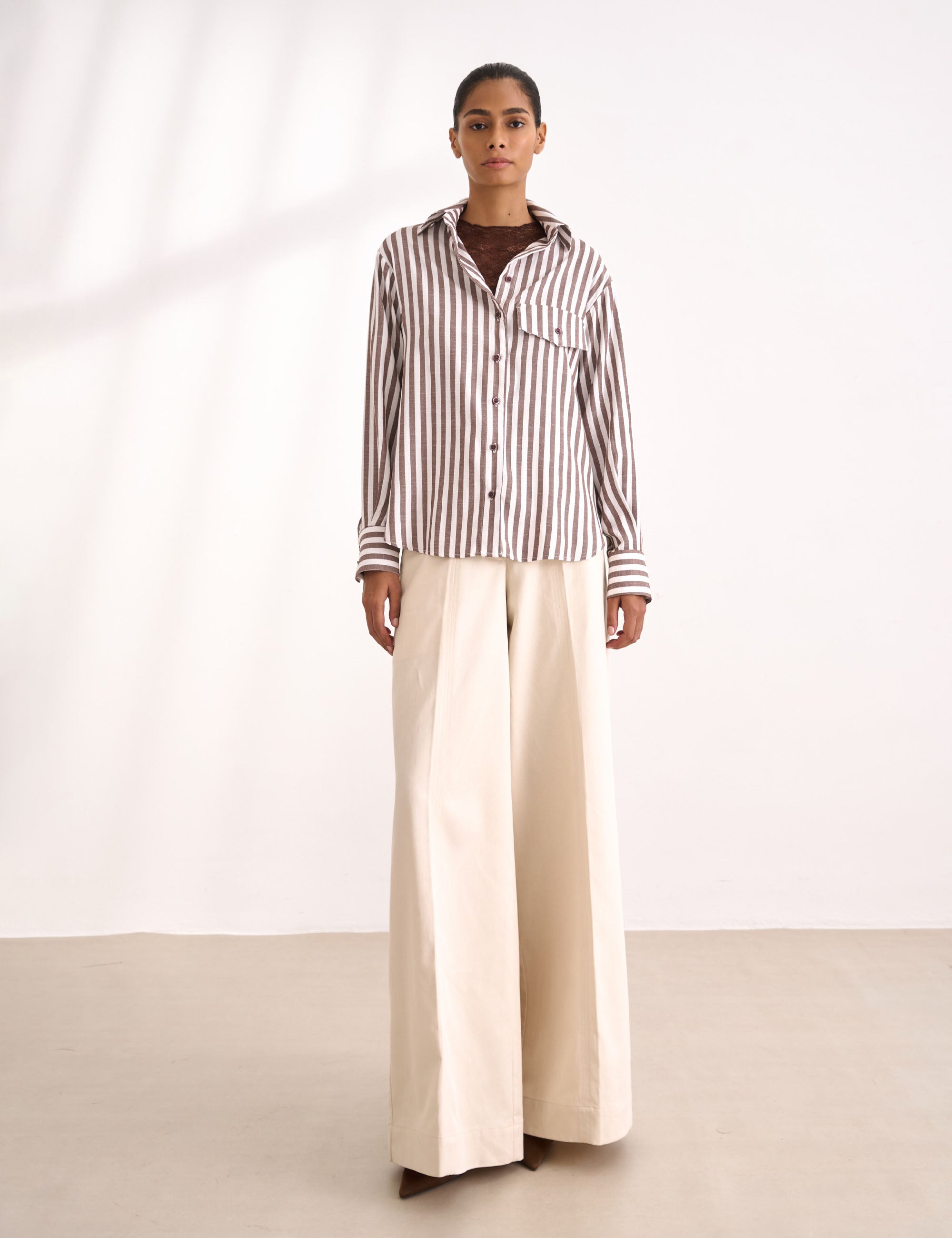 Camisa Elisa Listra Off White