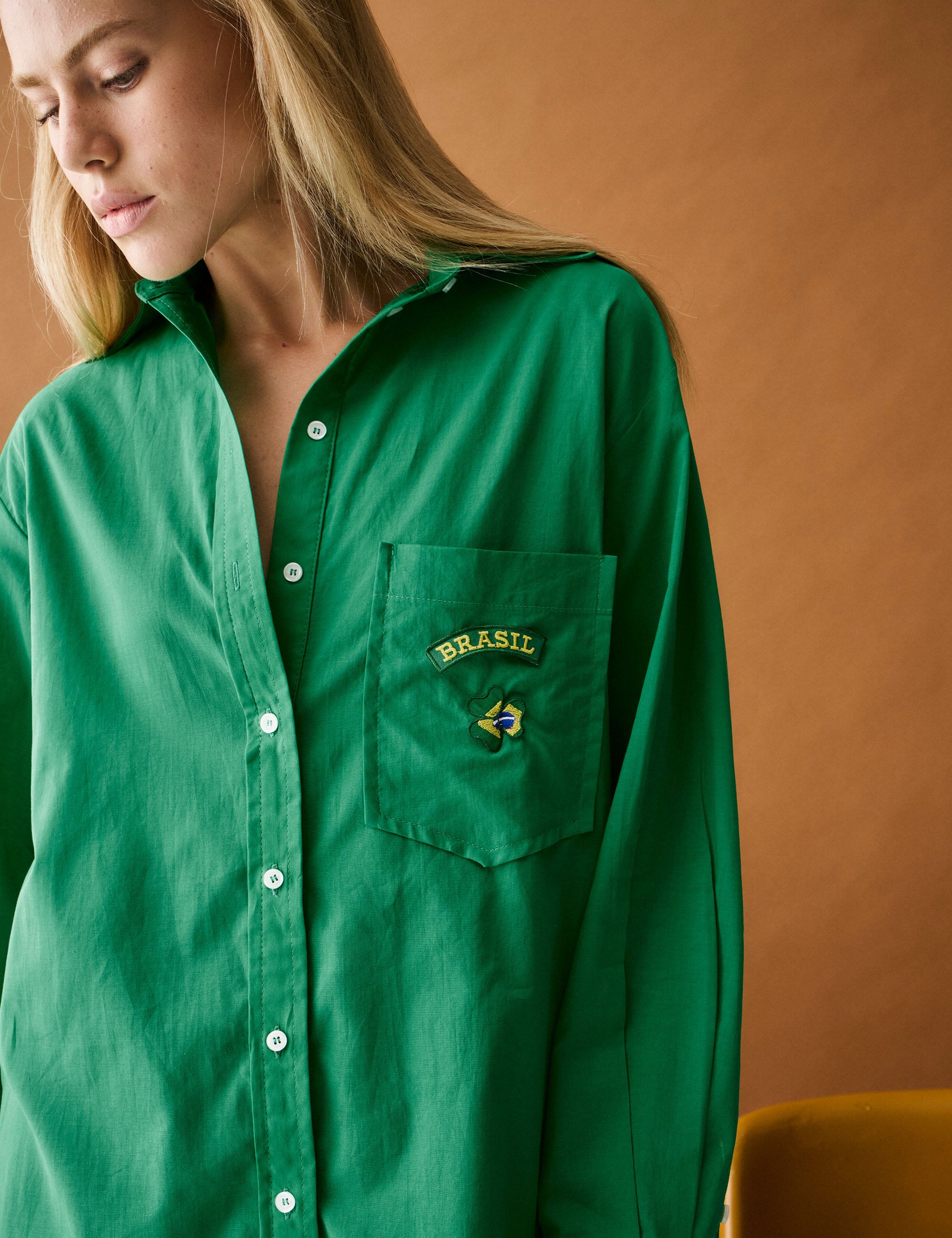 Camisa Hexa Tricoline Verde
