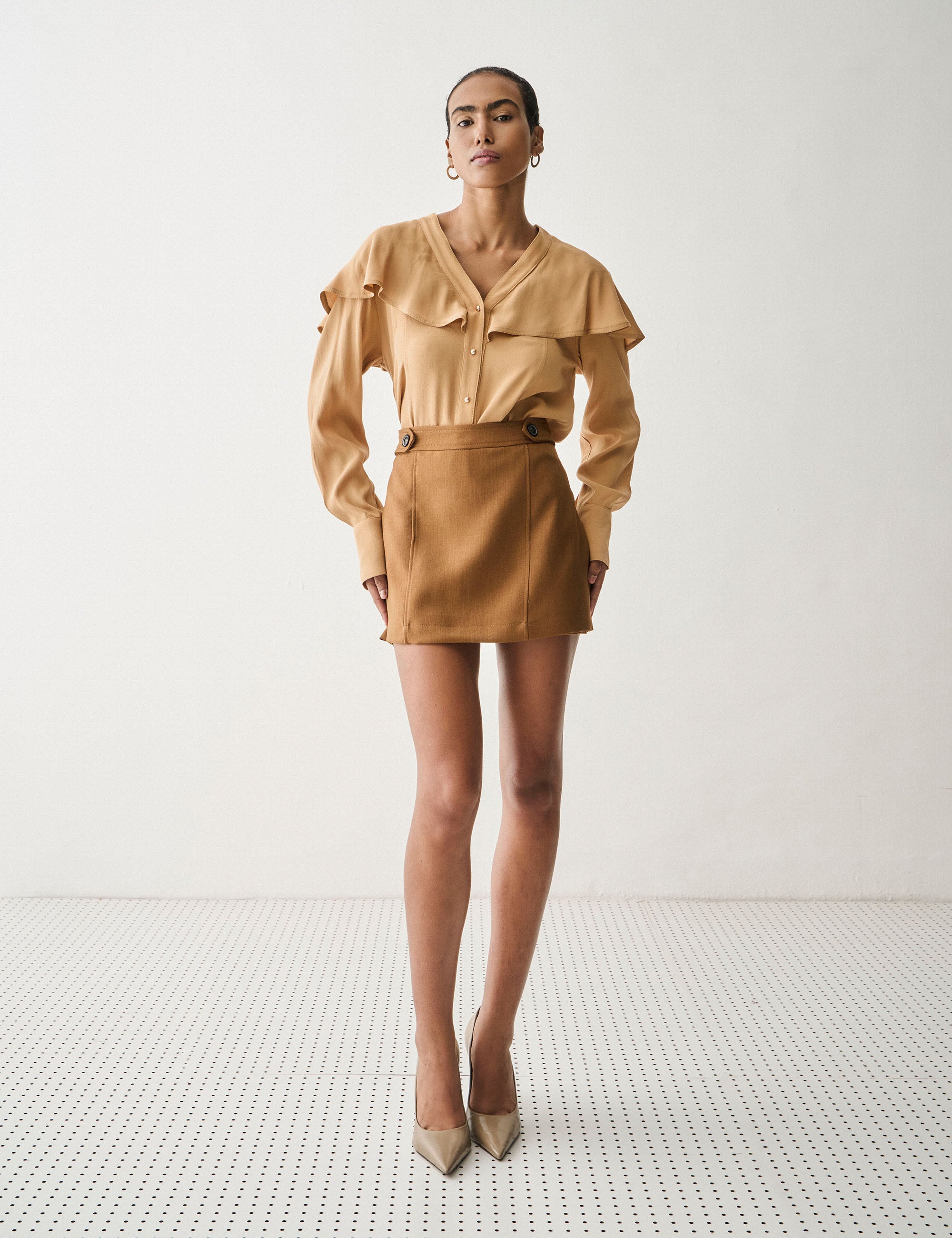 Camisa Ivy Liocel Camel