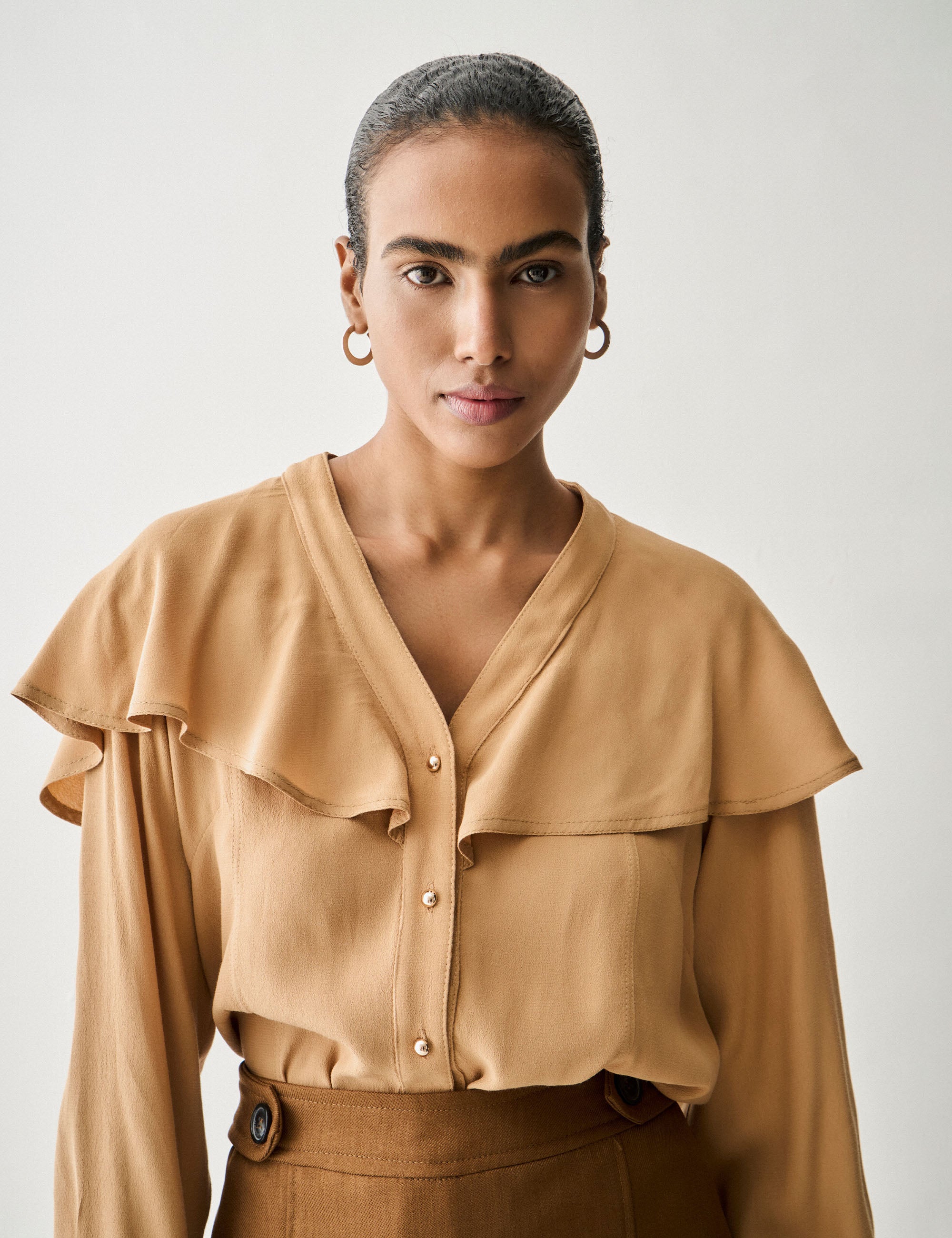 Camisa Ivy Liocel Camel