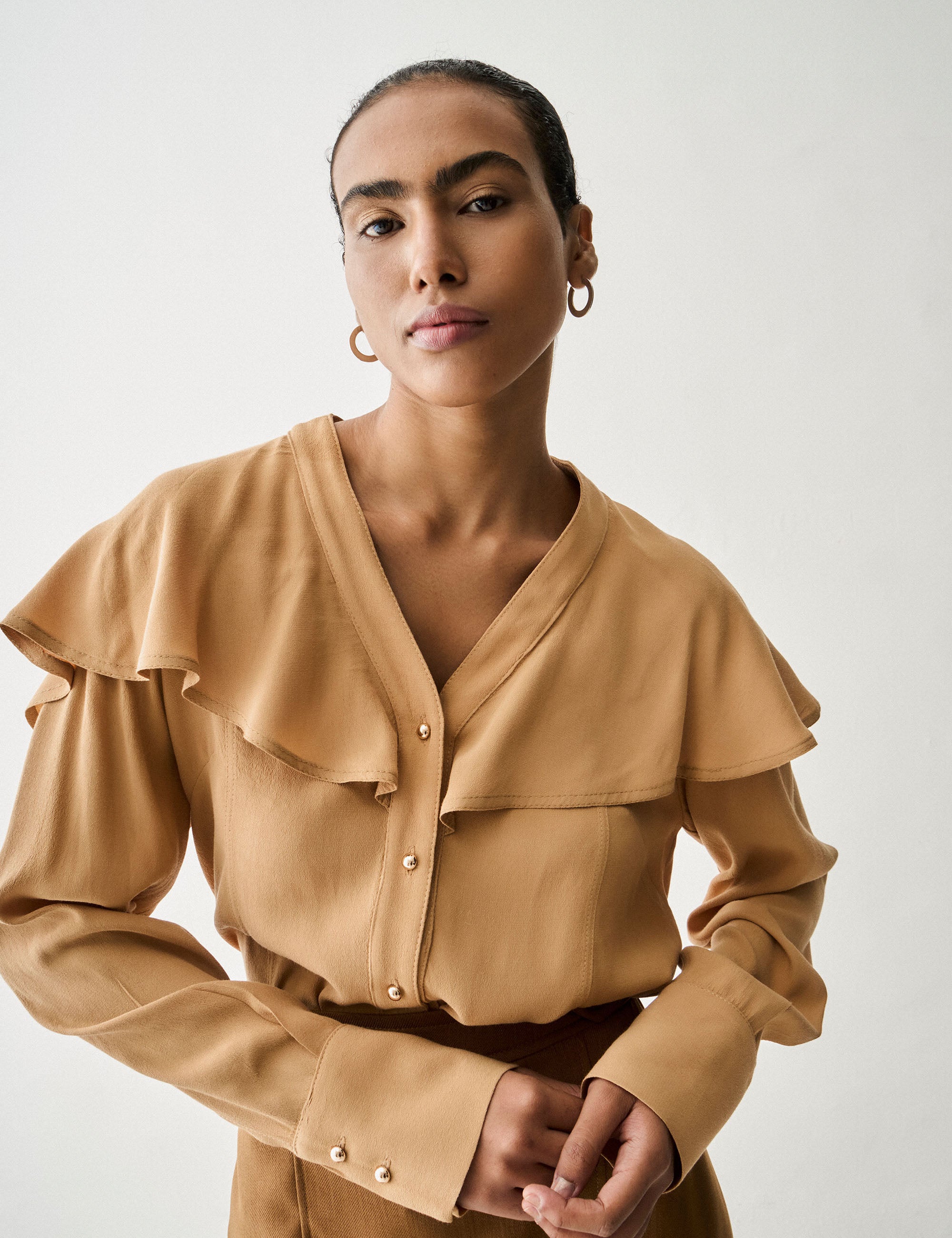 Camisa Ivy Liocel Camel