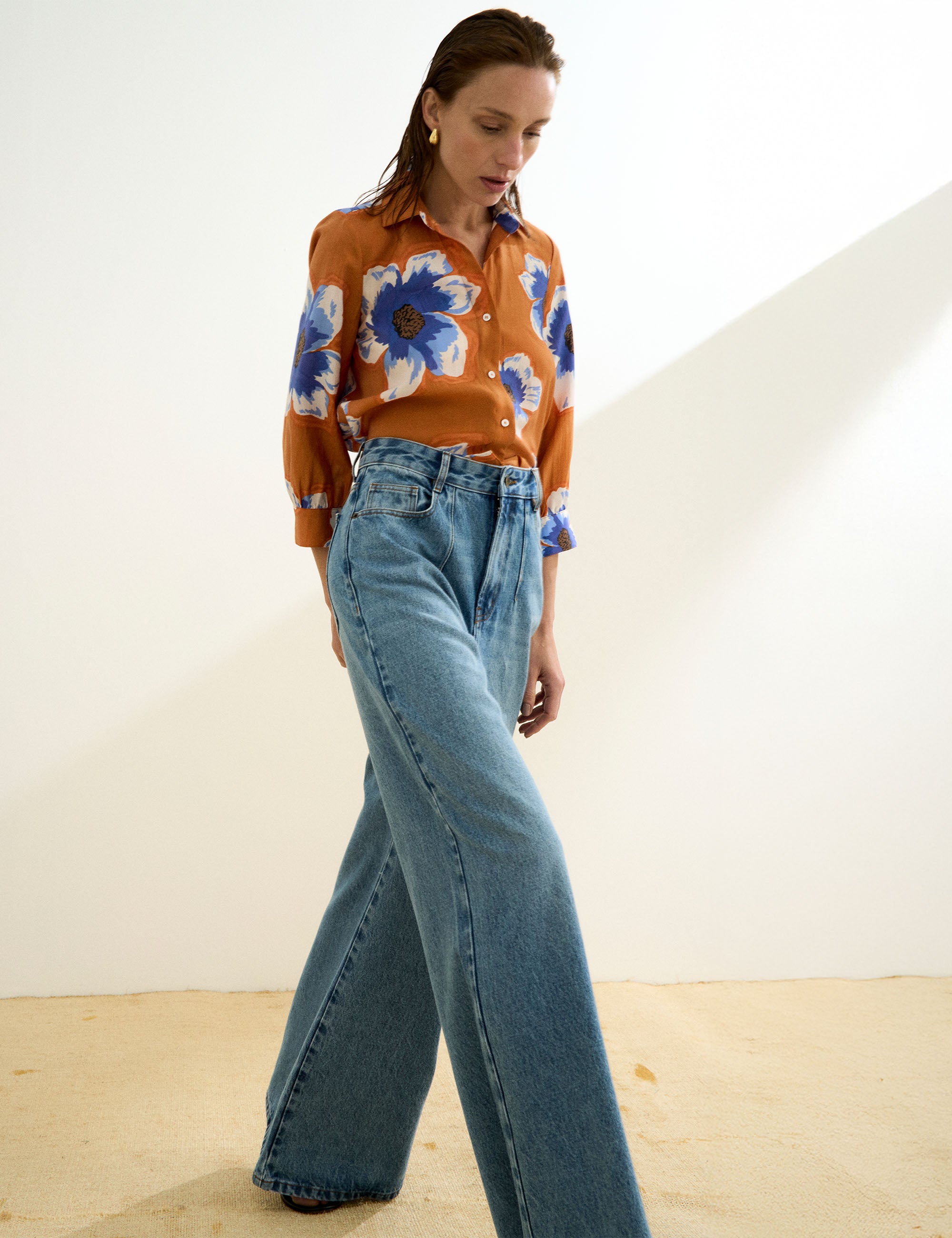 Camisa Jena Liocel Laranja